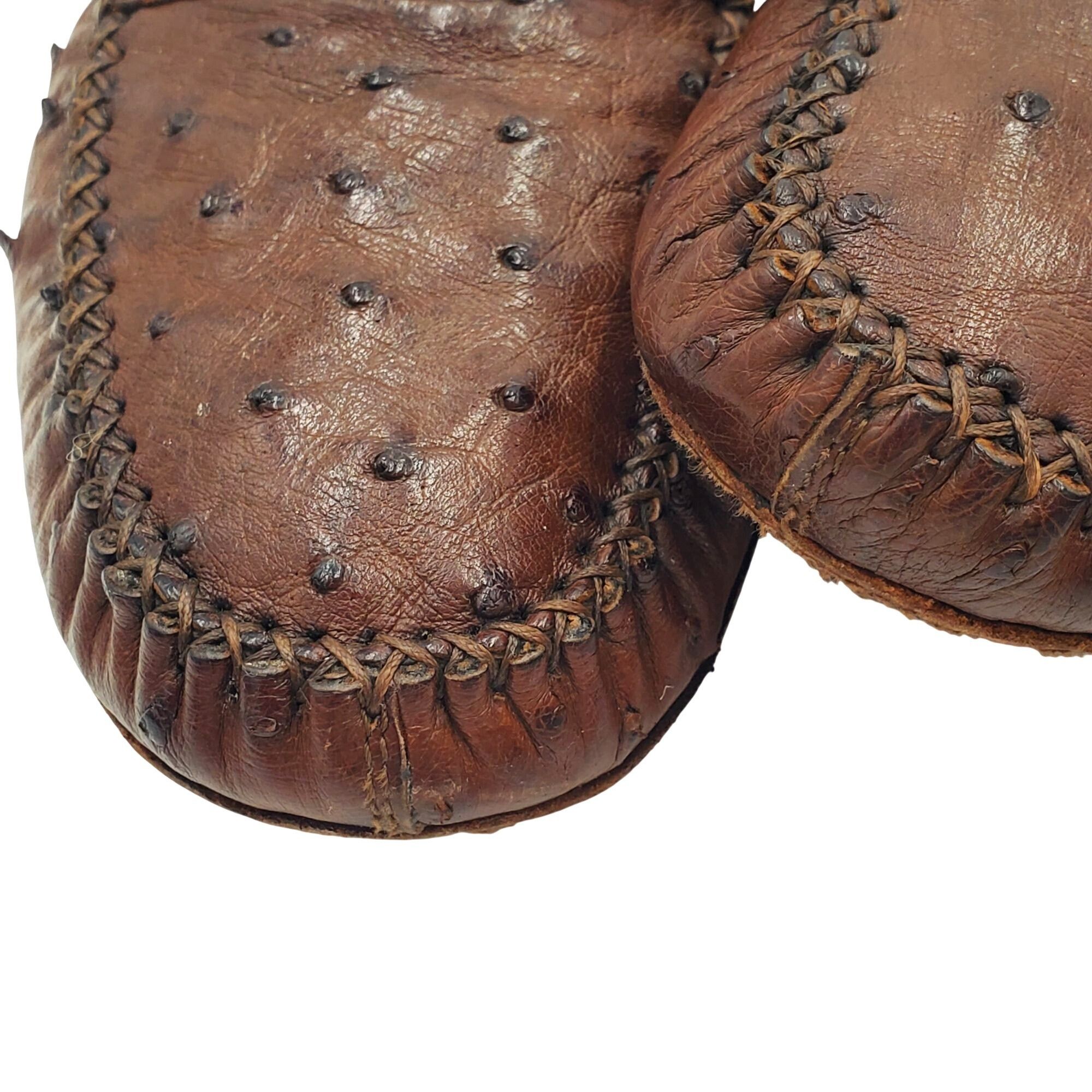 Zelli Italy Zelli Indy Men's size 10 Brown Ostrich Leather Casual Size US 10 / EU 43 - 5 Thumbnail