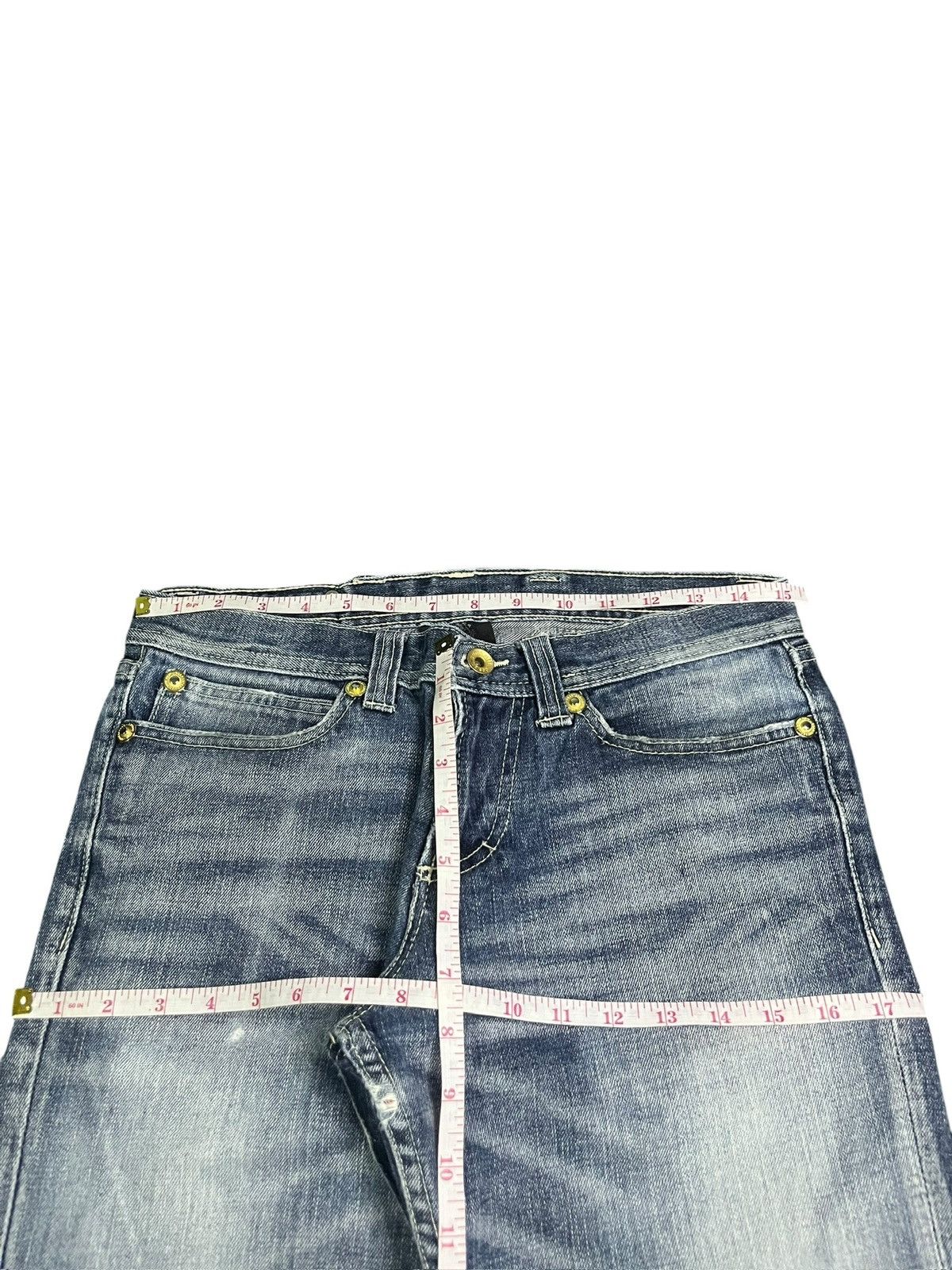 semanticdesign Vintage Semantic Design Faded Wash Distressed Jeans Size US 30 / EU 46 - 6 Thumbnail