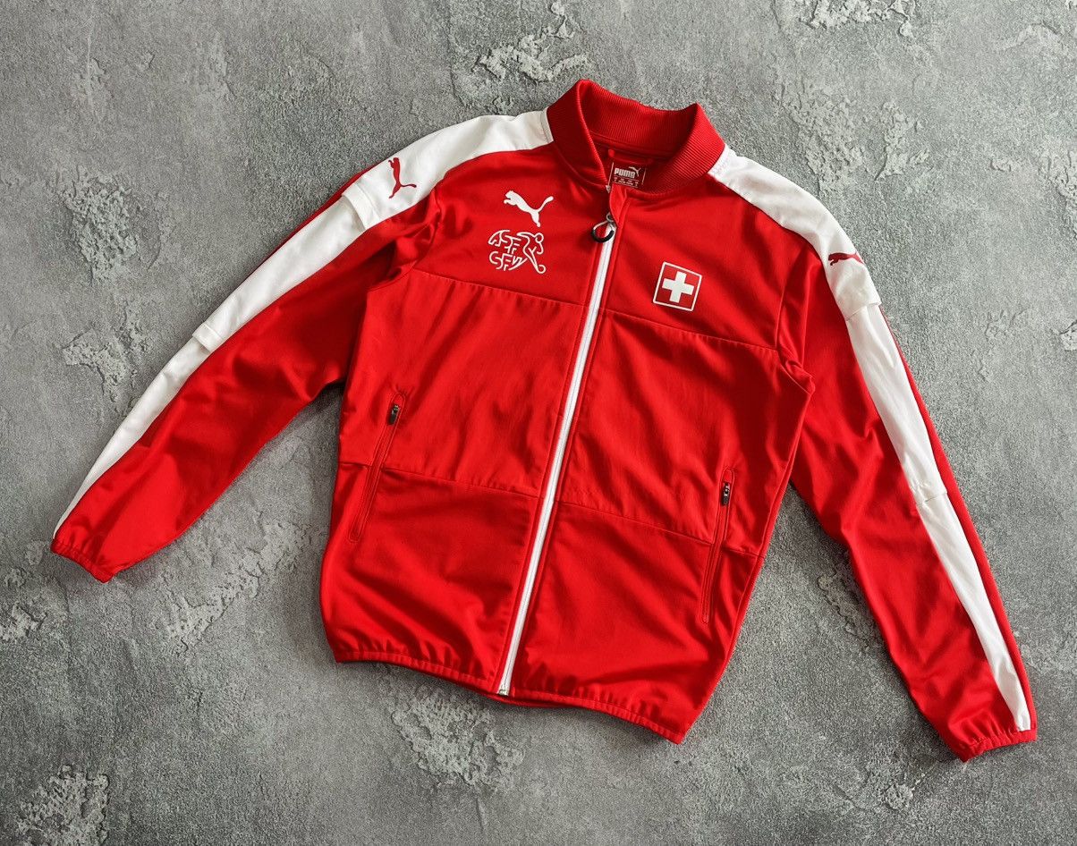 Puma Switzerland 2014 Football Training Zip Jacket Soccer