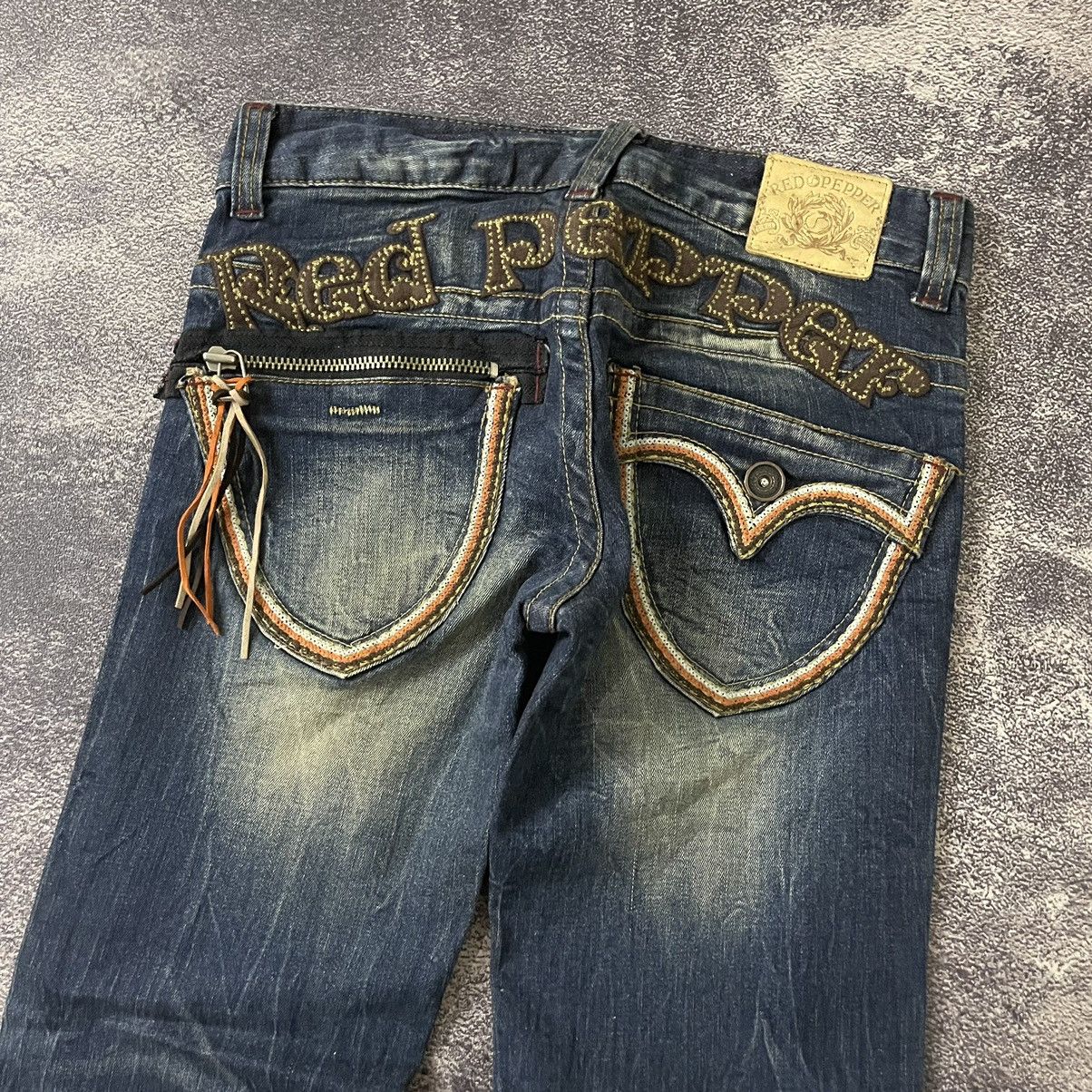 Japanese Brand 🔥 GCS24 🔥 Red papper flared pants Size 30" / US 8 / IT 44 - 3 Thumbnail