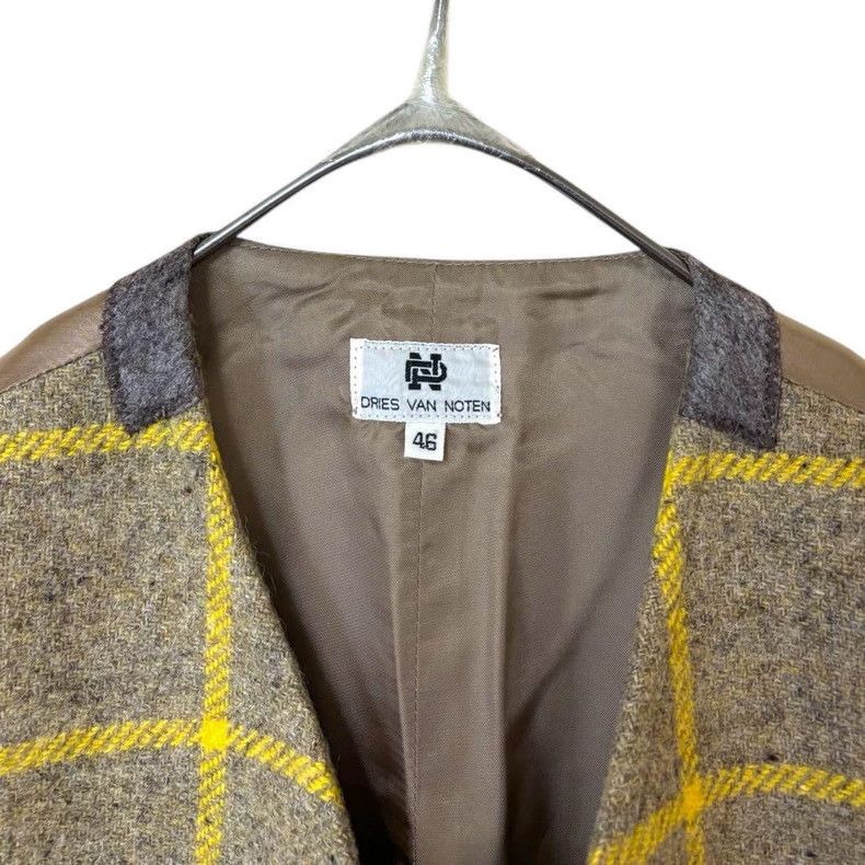 Dries Van Noten dries van noten Woolen checkered vest Size US M / EU 48-50 / 2 - 2 Thumbnail