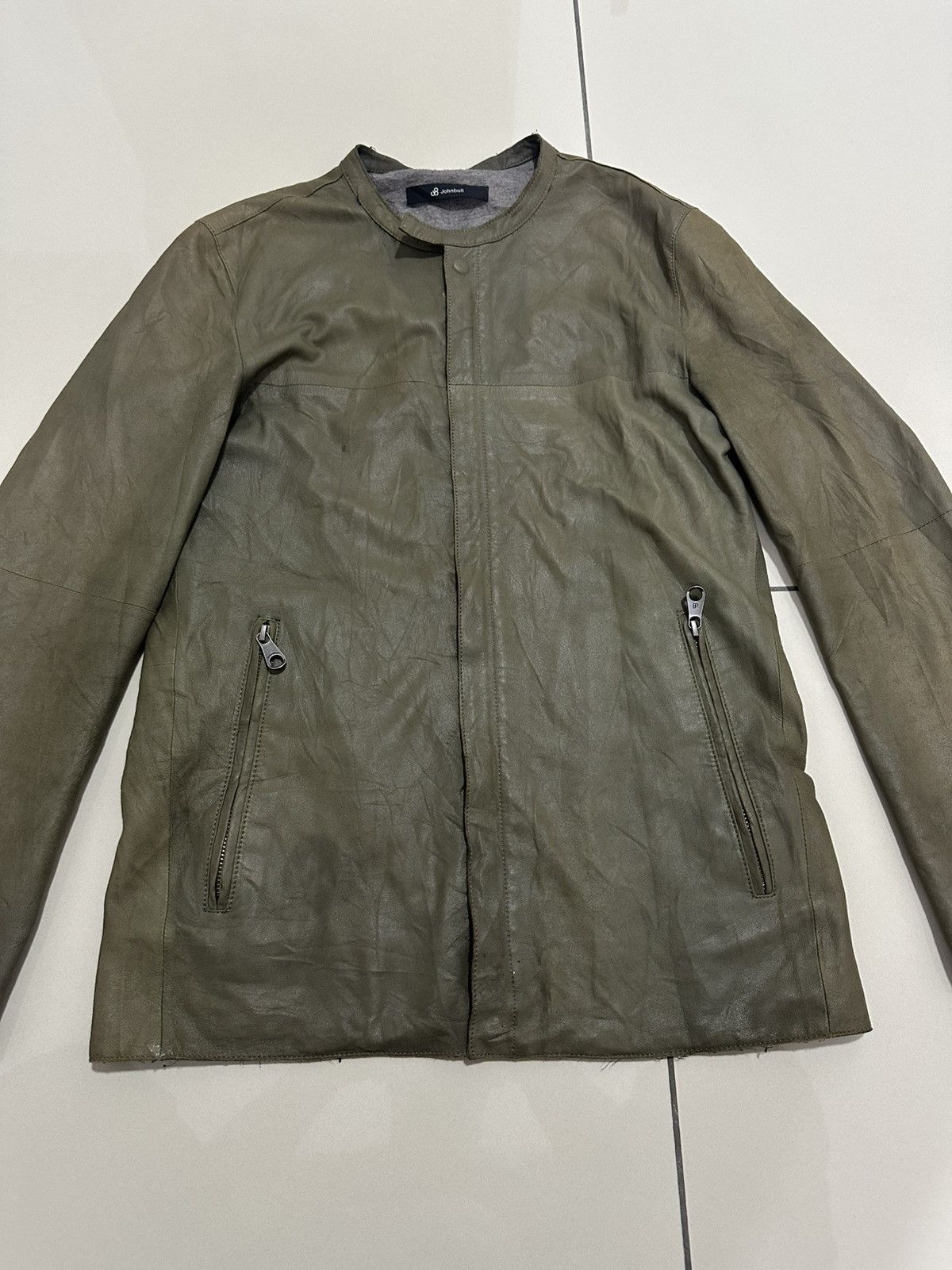 Johnbull Vintage JOHN BULL Leather Biker Jacket Goat Leather Design Size US S / EU 44-46 / 1 - 4 Thumbnail