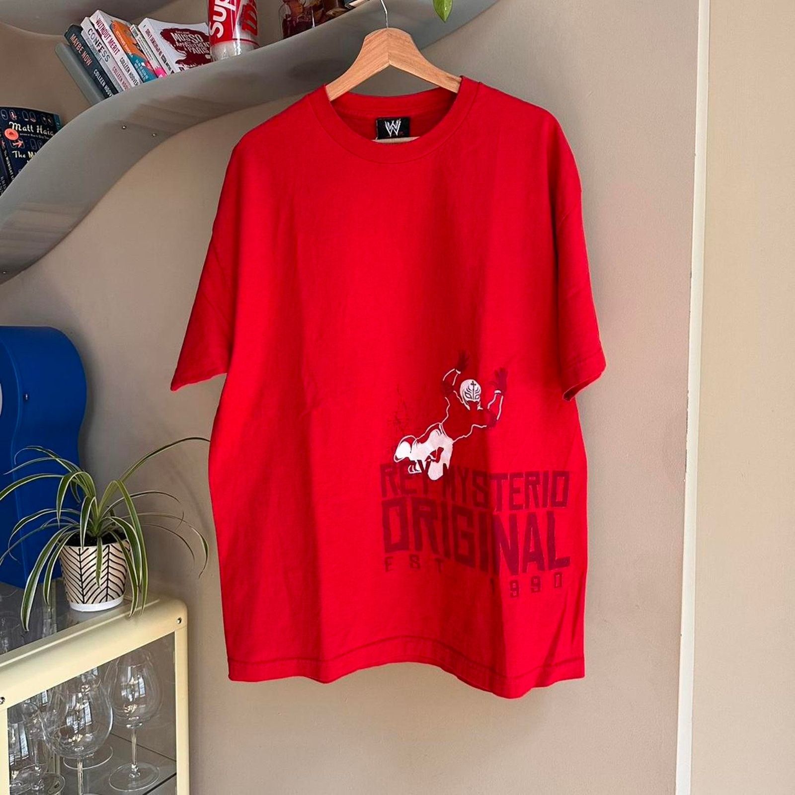 Vintage × WWE × WWF Vintage 2005 Rey Mysterio WWE Shirt Size US XL / EU 56 / 4 - 1 Thumbnail