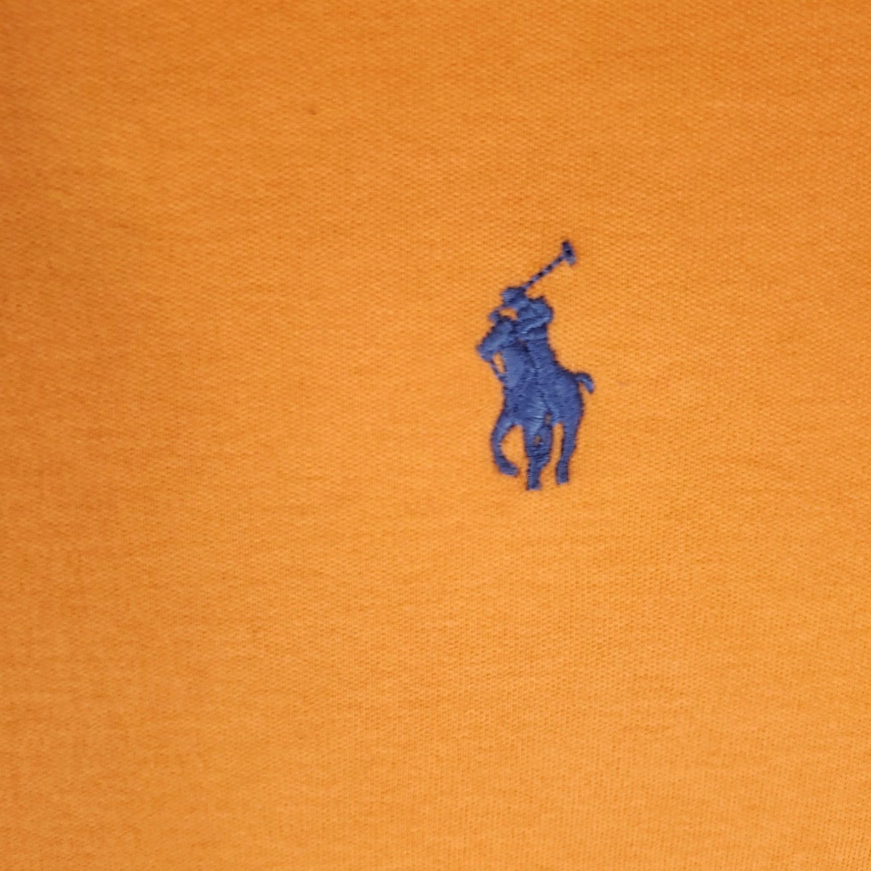 Ralph Lauren Ralph Lauren Polo Shirt Mens 2XL Orange Custom Fit Pony Casual Short Sleeve Shirt - Polo - Classic American Brand Size US XXL / EU 58 / 5 - 3 Thumbnail