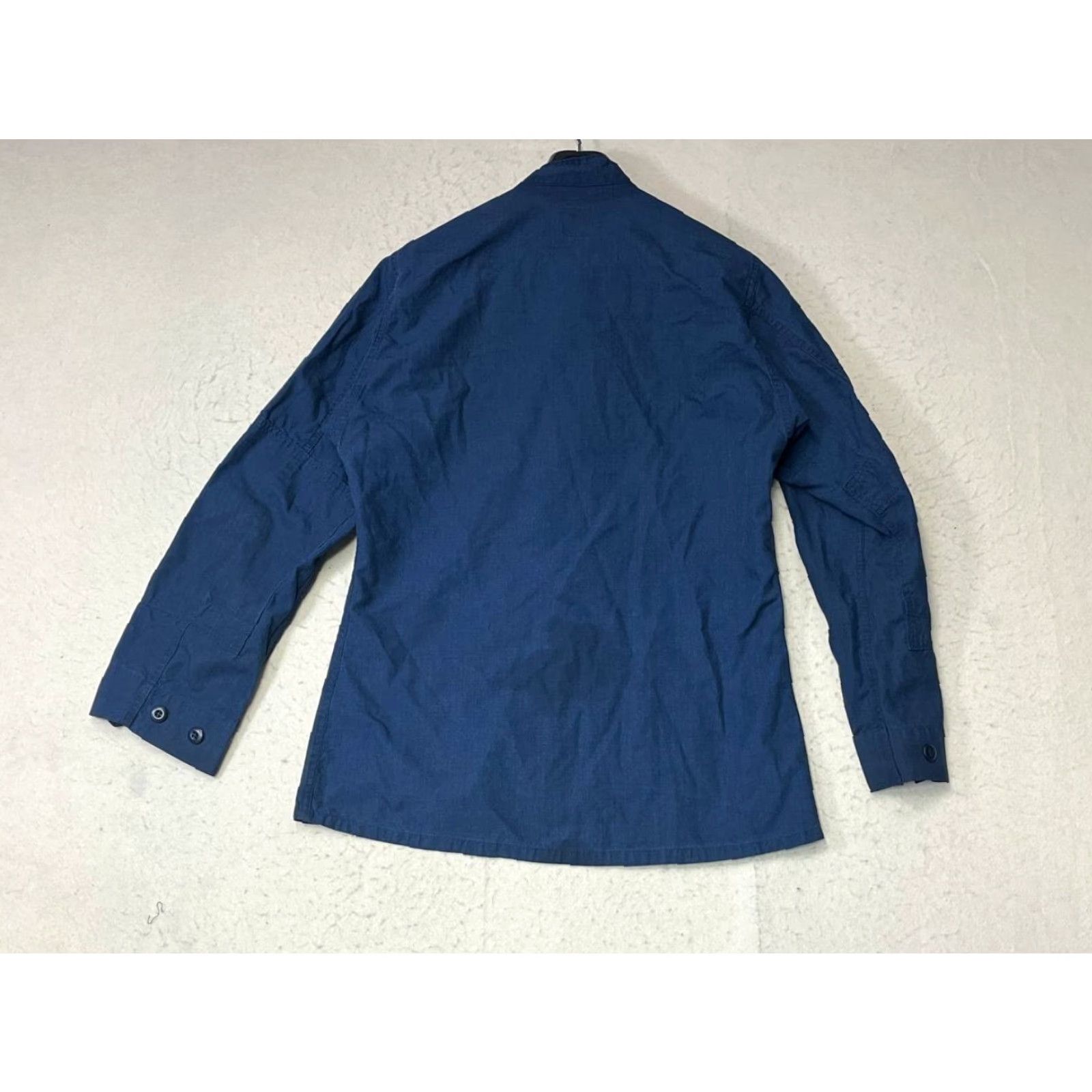 Vintage VINTAGE US Navy Jacket Coat Military US Navy Hooded Water Resistant Pockets All Seasons Full Zip Green Blue Regular M Men Size US M / EU 48-50 / 2 - 2 Thumbnail