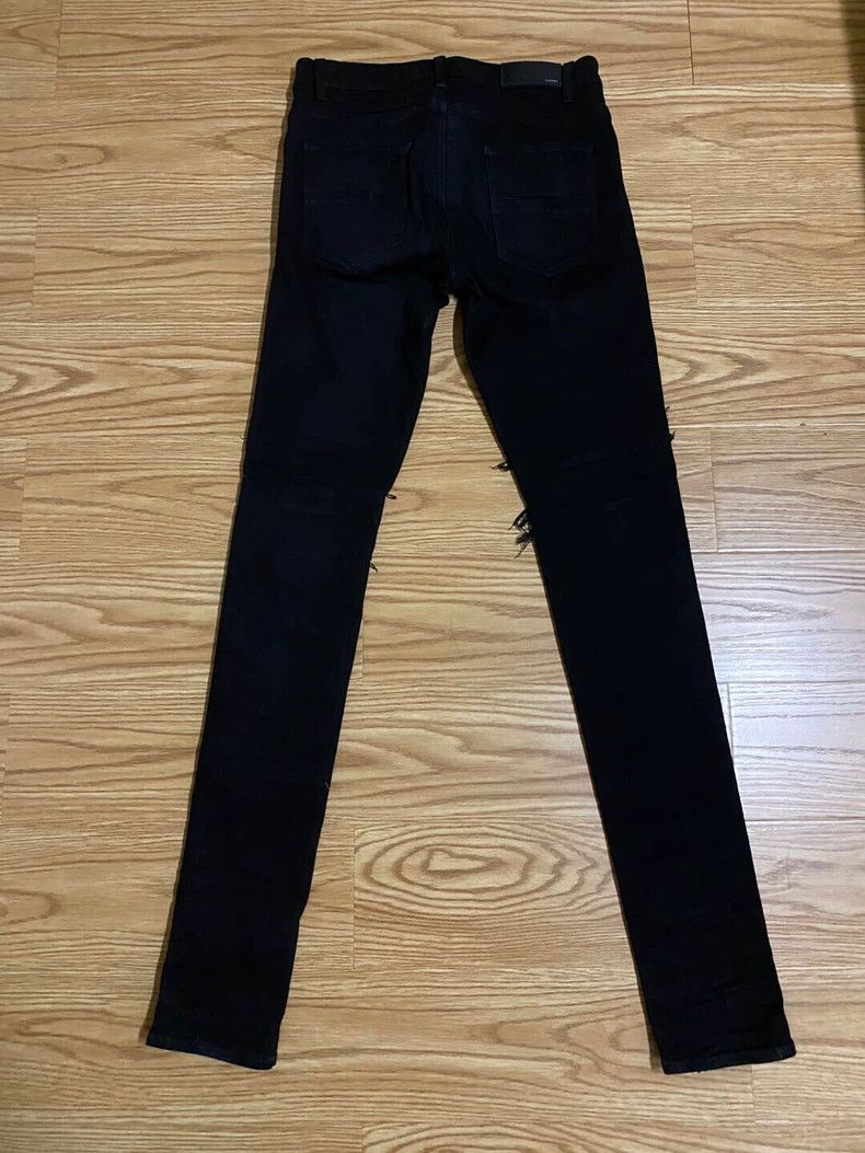 Amiri Amiri 16ss old school pure black mx1 jeans Size US 31 - 2 Thumbnail