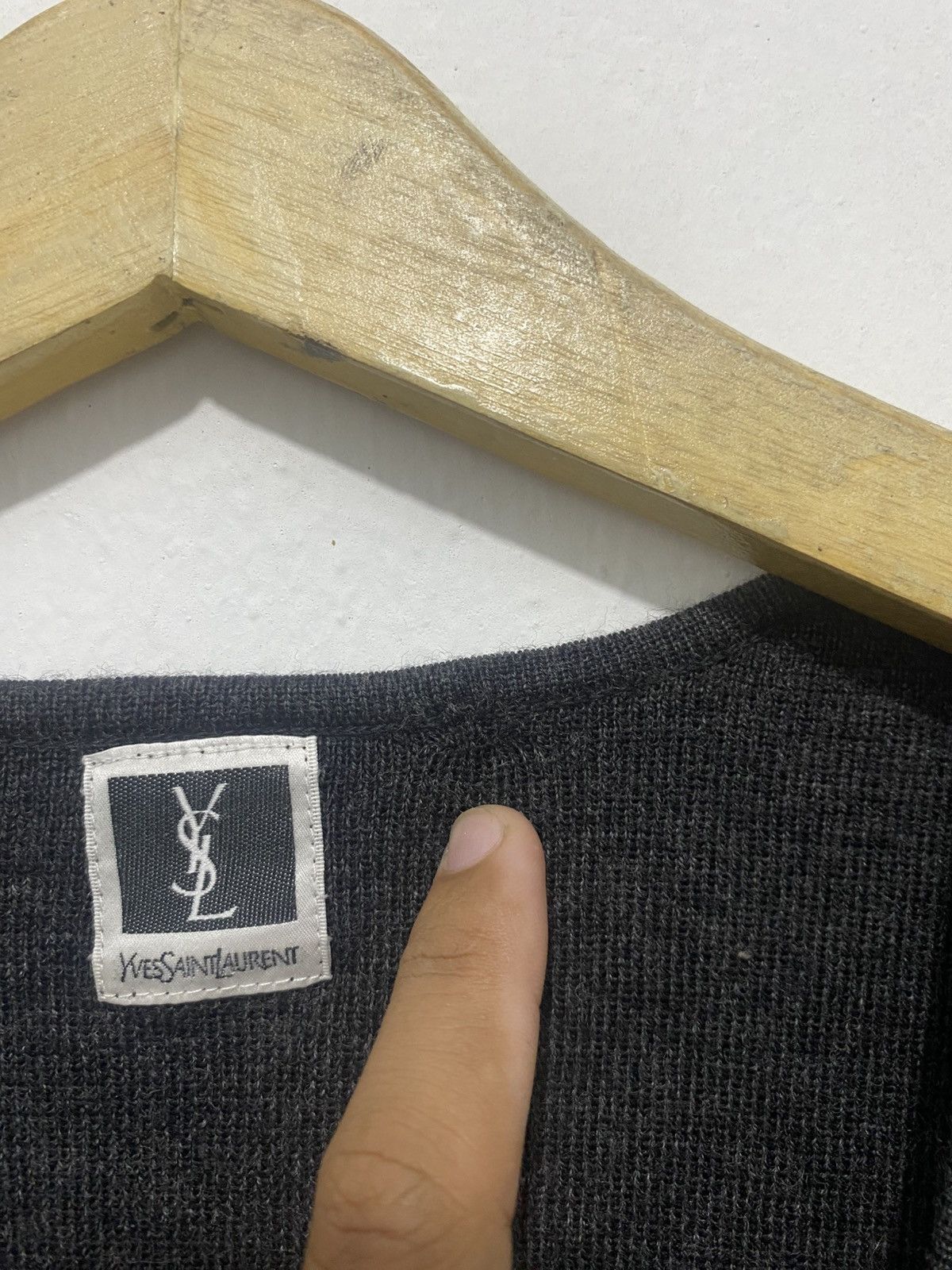 Yves Saint Laurent Vintage 90s Yves Saint Laurent YSL Knit Vest Size US L / EU 52-54 / 3 - 8 Thumbnail