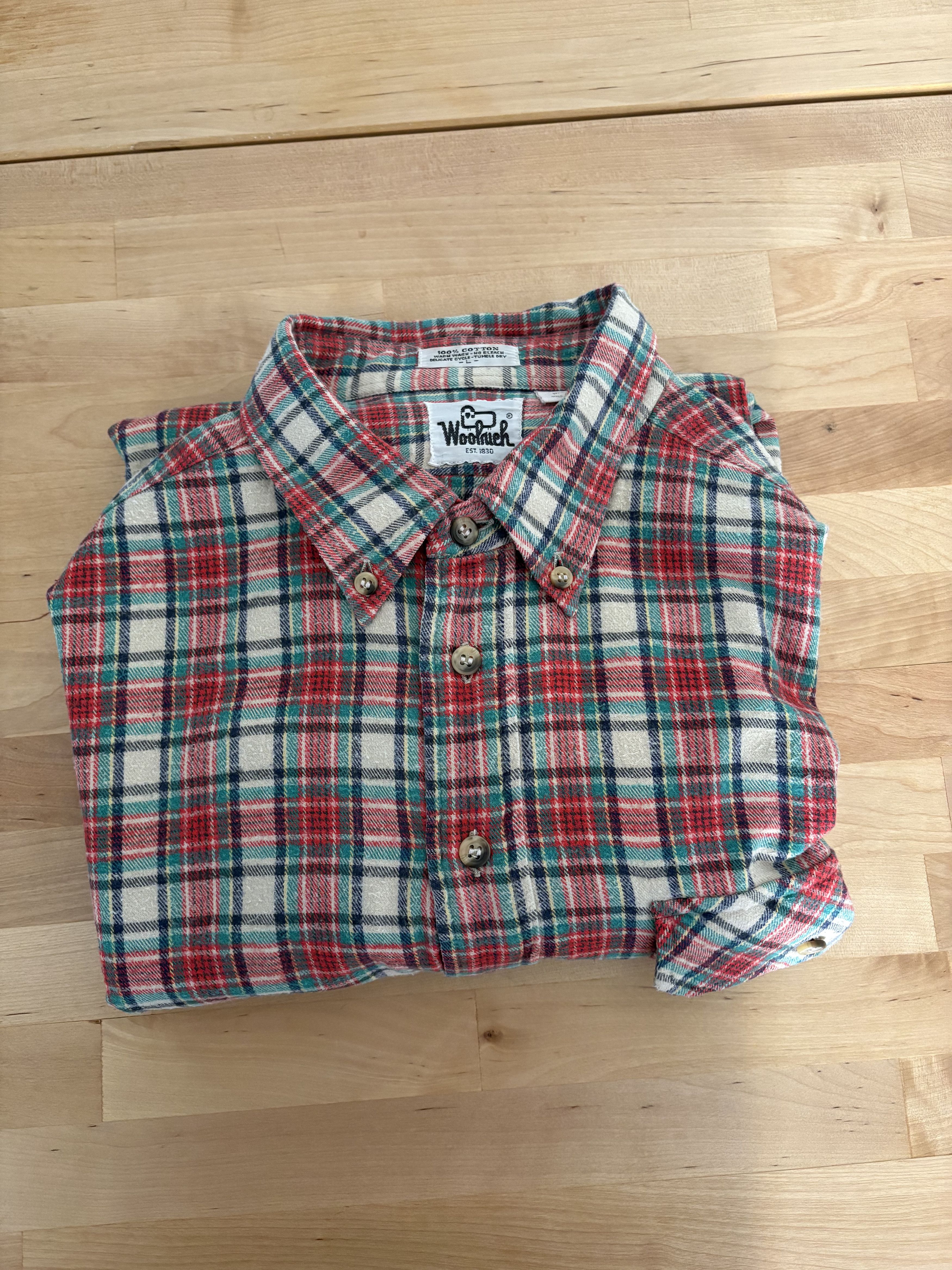 Woolrich Woolen Mills Woolrich vintage flannel 70s WPL Size US L / EU 52-54 / 3 - 1 Thumbnail