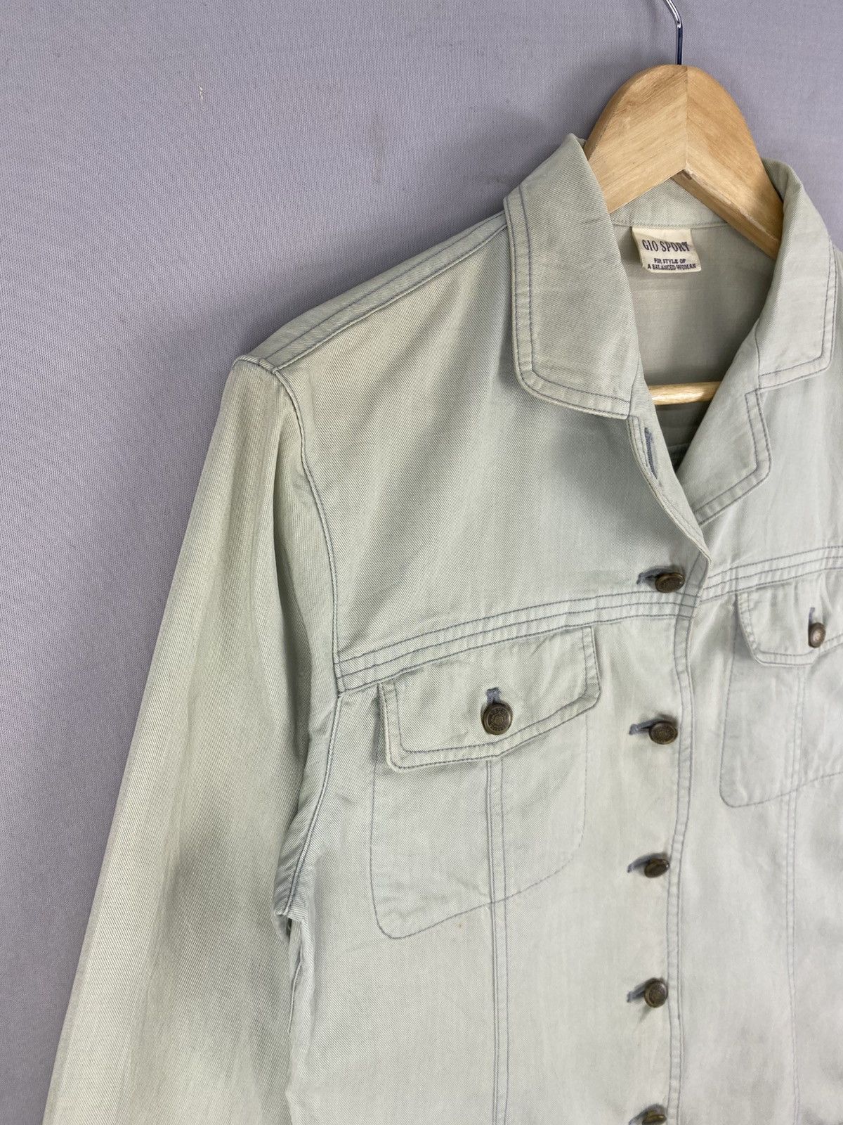 Other Vintage 90’s Gio Sport Ladies Denim Jacket Size XS / US 0-2 / IT 36-38 - 2 Thumbnail