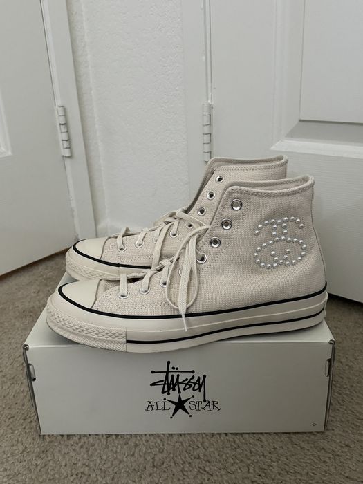 Stussy Stussy x Converse Chuck 70 High 'Fossil' | Grailed