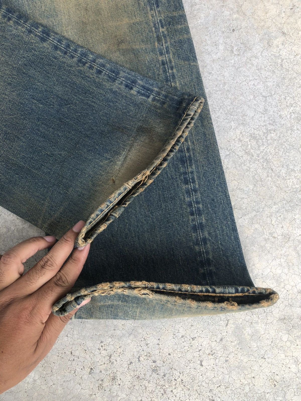 Sugar Cane Vintage Sugarcane 065 Distressed Denim Selvedge Denim Star Size US 32 / EU 48 - 16 Thumbnail