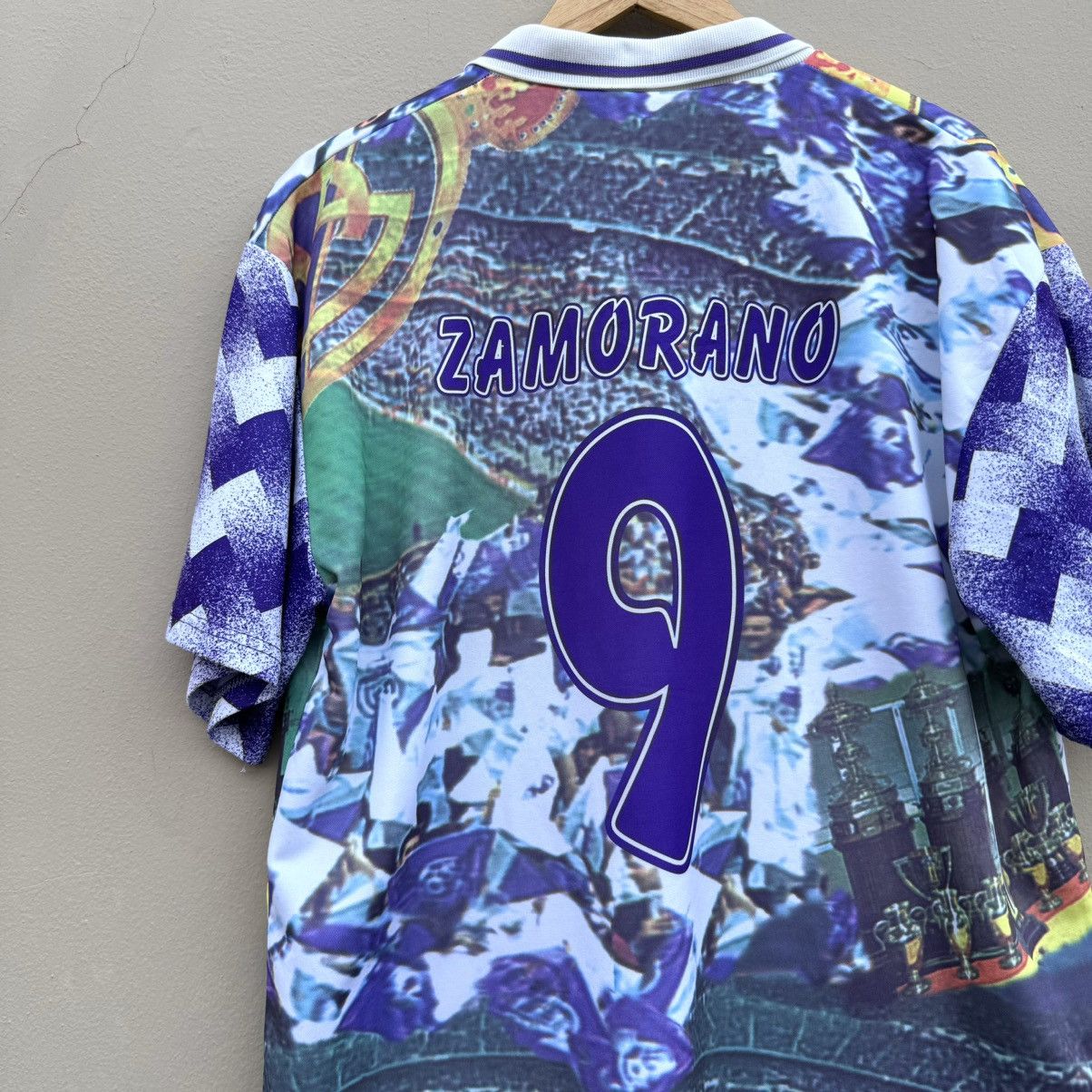 Vintage Vintage zamorano real madrid football jersey rare Size US XL / EU 56 / 4 - 4 Thumbnail