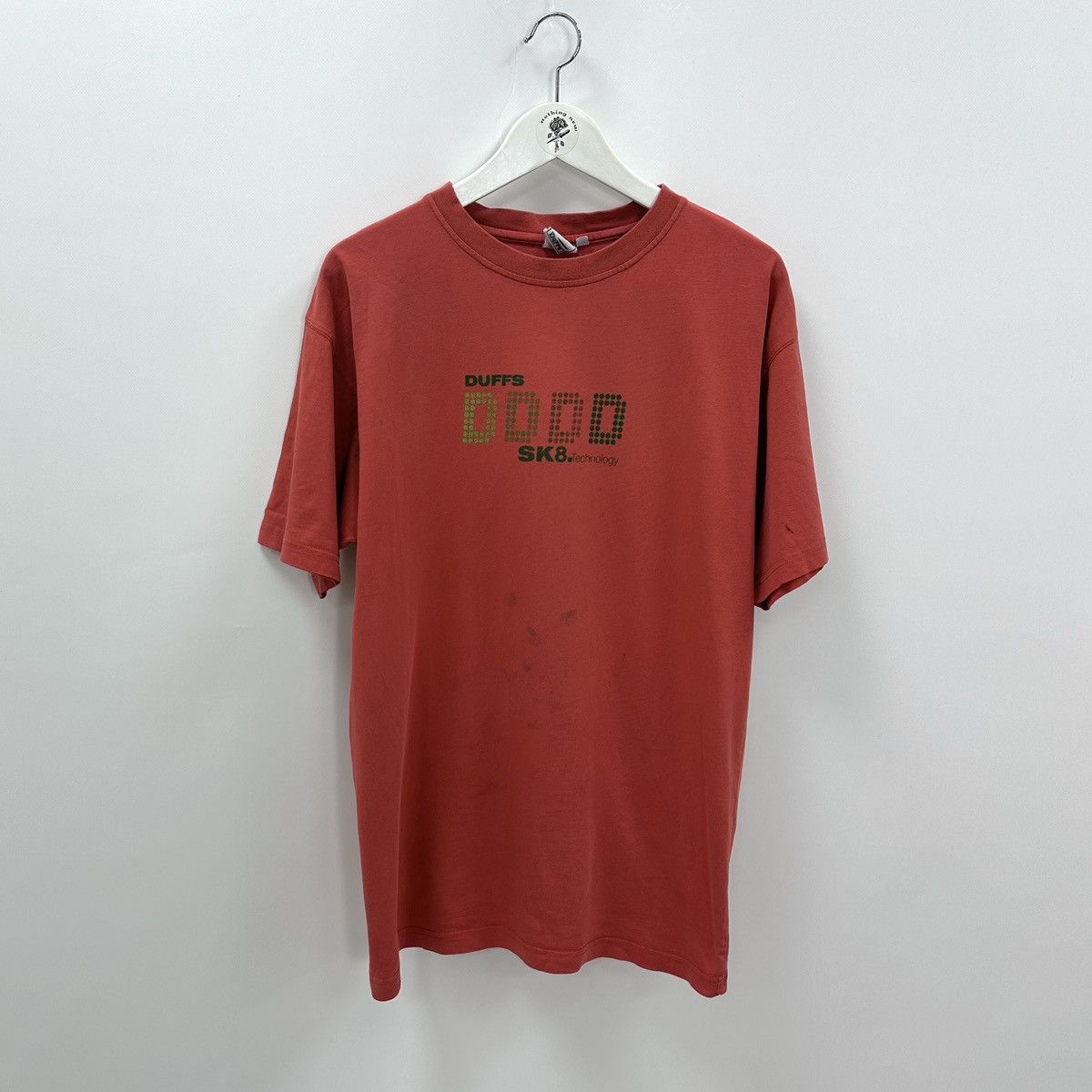 Vintage Vintage 90s Duffs Sk8 Technique skateboarding tee y2k rare Size US L / EU 52-54 / 3 - 1 Thumbnail