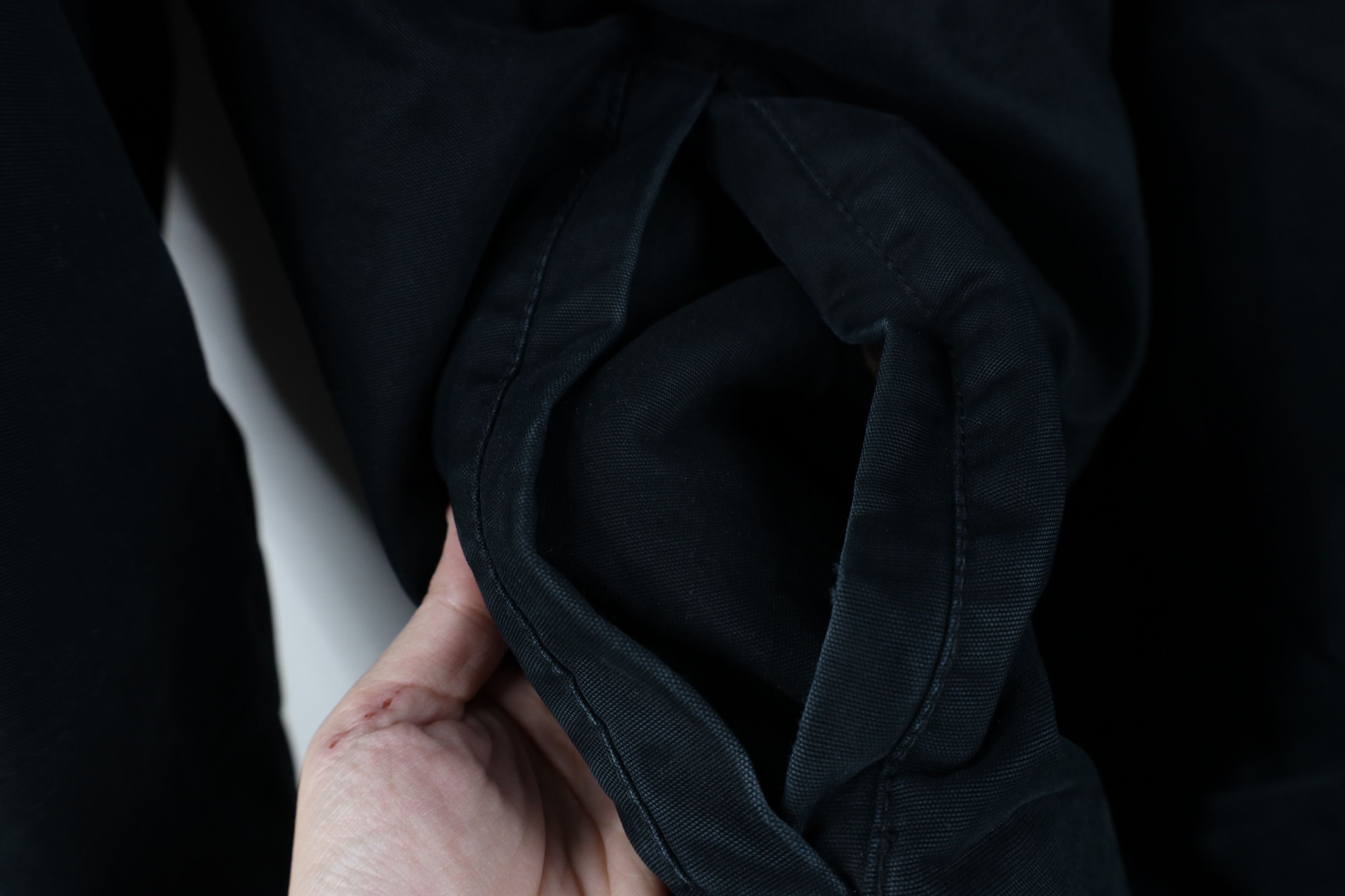 Tommy Hilfiger × Vintage Vintage Tommy Hilfiger Fleece Lined Canvas Jacket Black Size US L / EU 52-54 / 3 - 8 Thumbnail