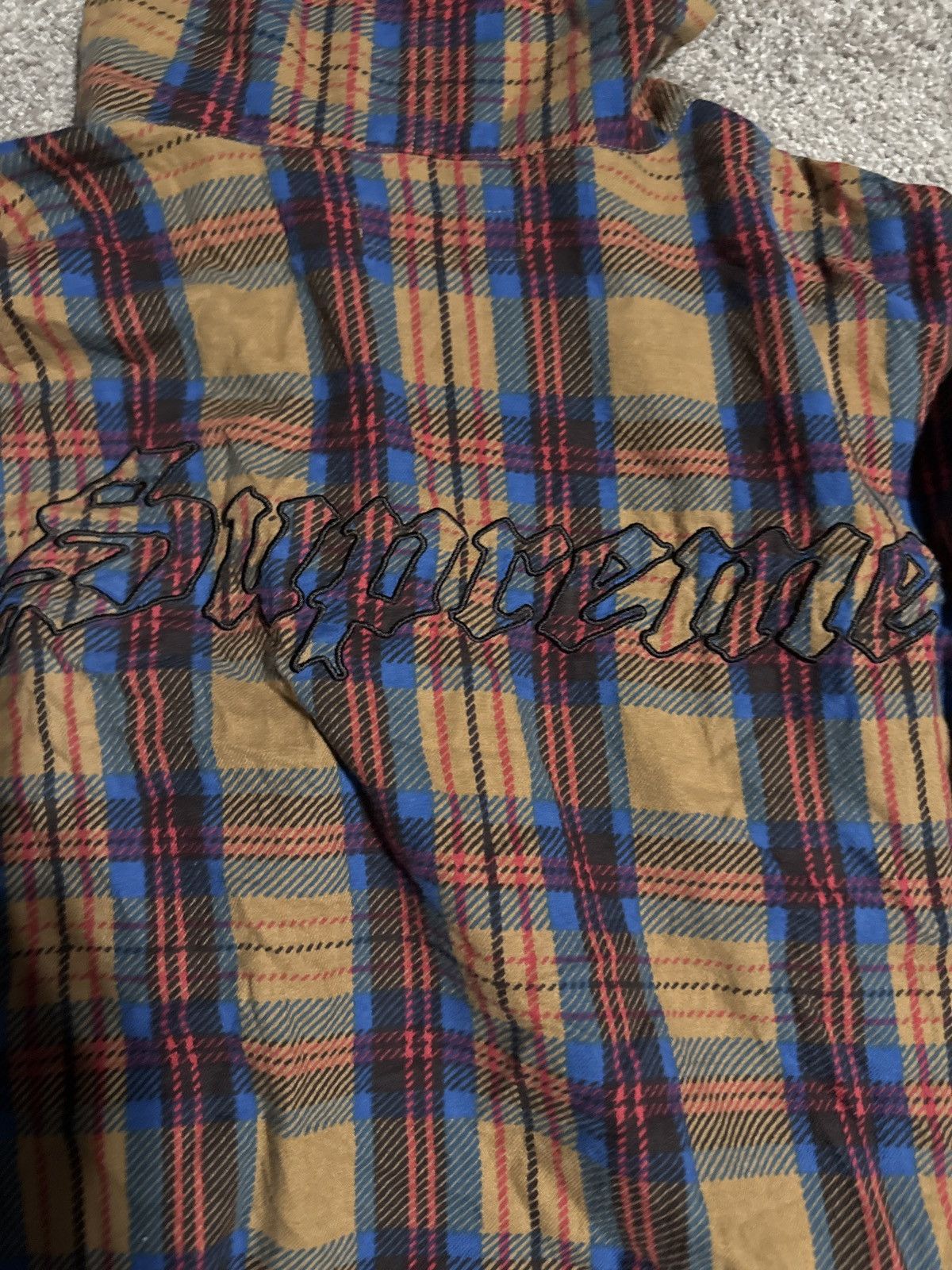 Supreme Supreme Button-up Longsleeve w/ Hood Brown Plaid Large Size US L / EU 52-54 / 3 - 3 Thumbnail