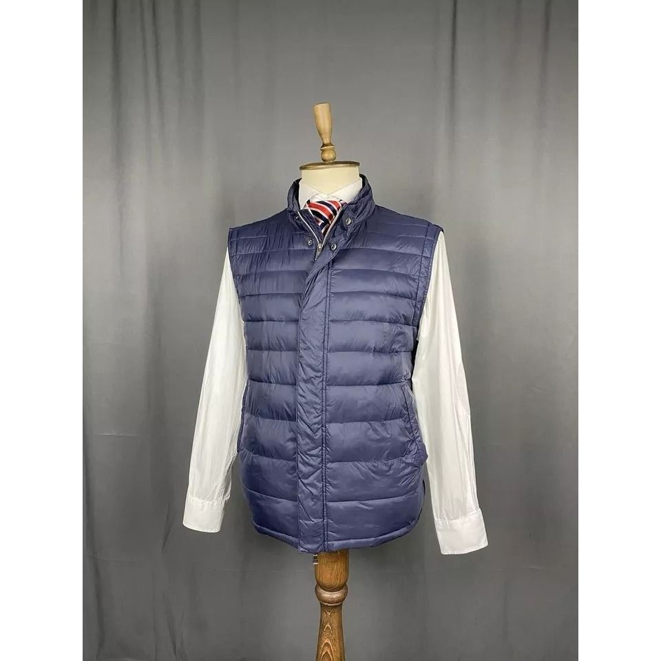 Boggi Boggi Men's Blue Down Insulated Puffer Vest Size 3XL Size US XXL / EU 58 / 5 - 7 Thumbnail