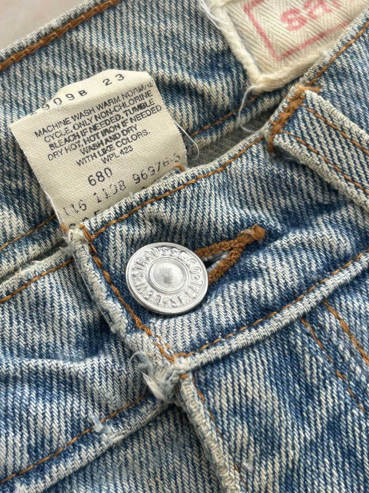 Levi's Levis 505 Vintage Ripped Jeans Size US 31 - 6 Thumbnail