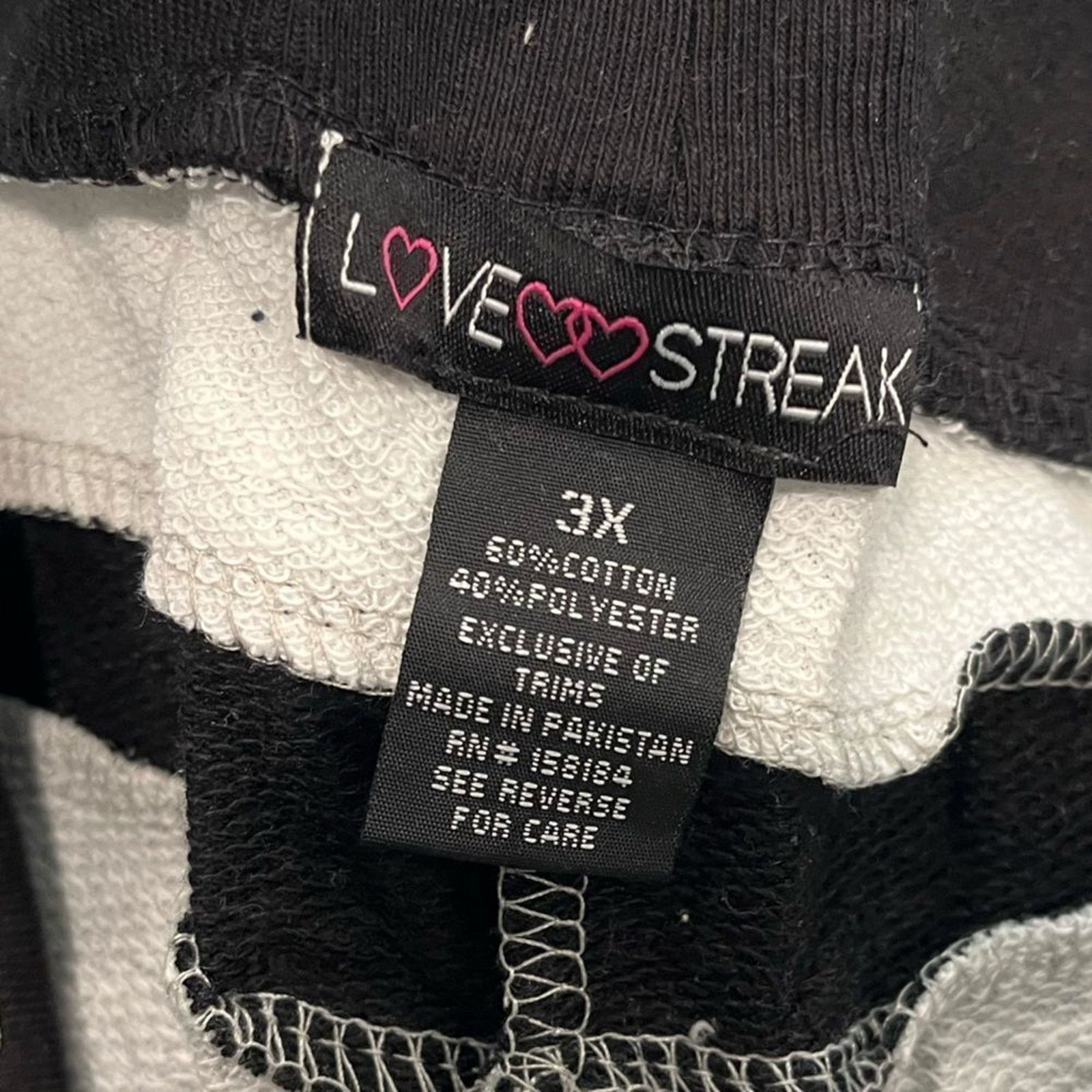 Vintage NWT Love Streak Womens Cotton Track Gym Shorts Size 3X Size 42" / US 20 - 4 Thumbnail
