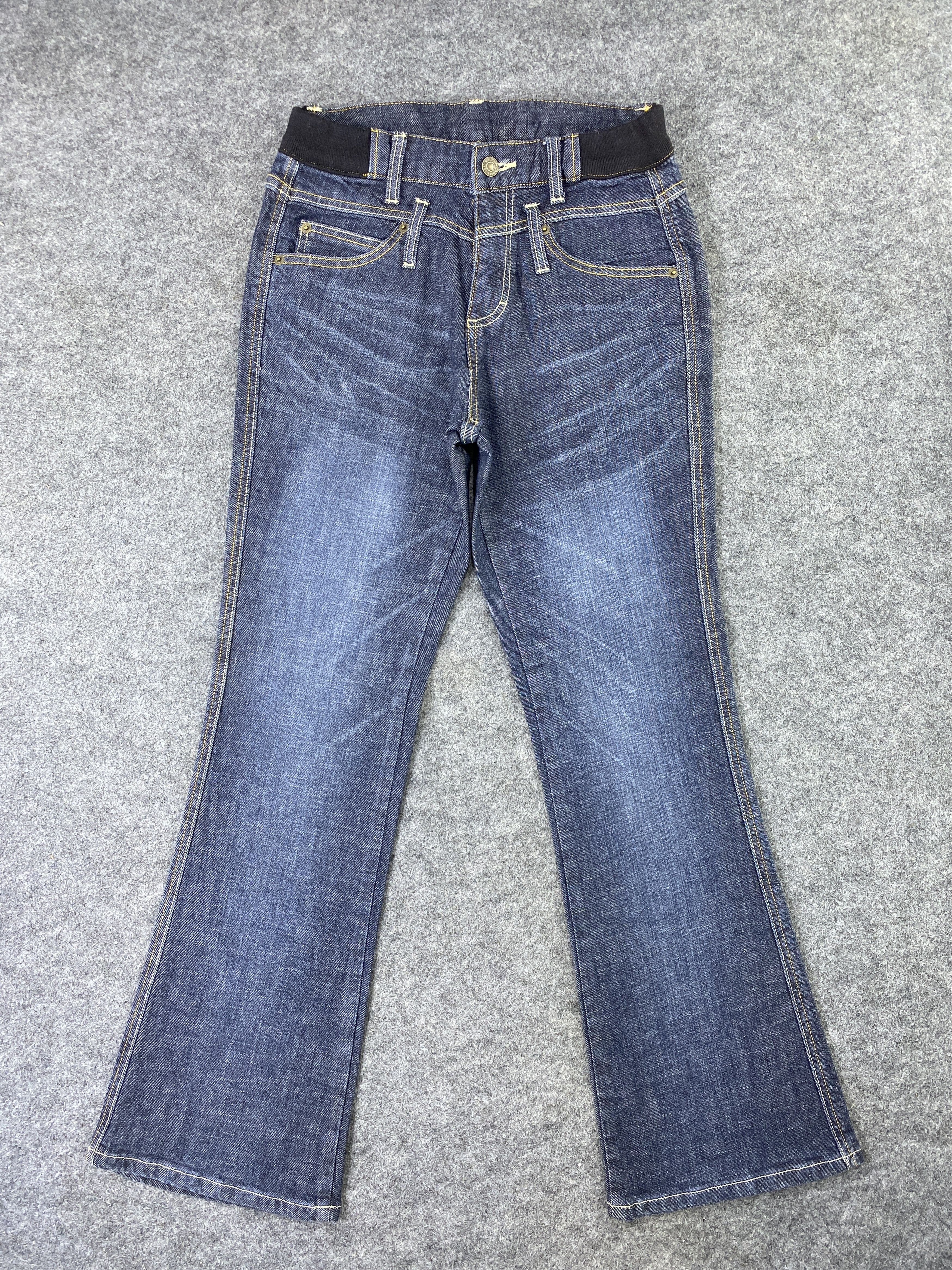 Japanese Brand Japanese Brand Blue Wash Bootcut Jeans - J1069 Size 26" / US 2 / IT 38 - 1 Thumbnail