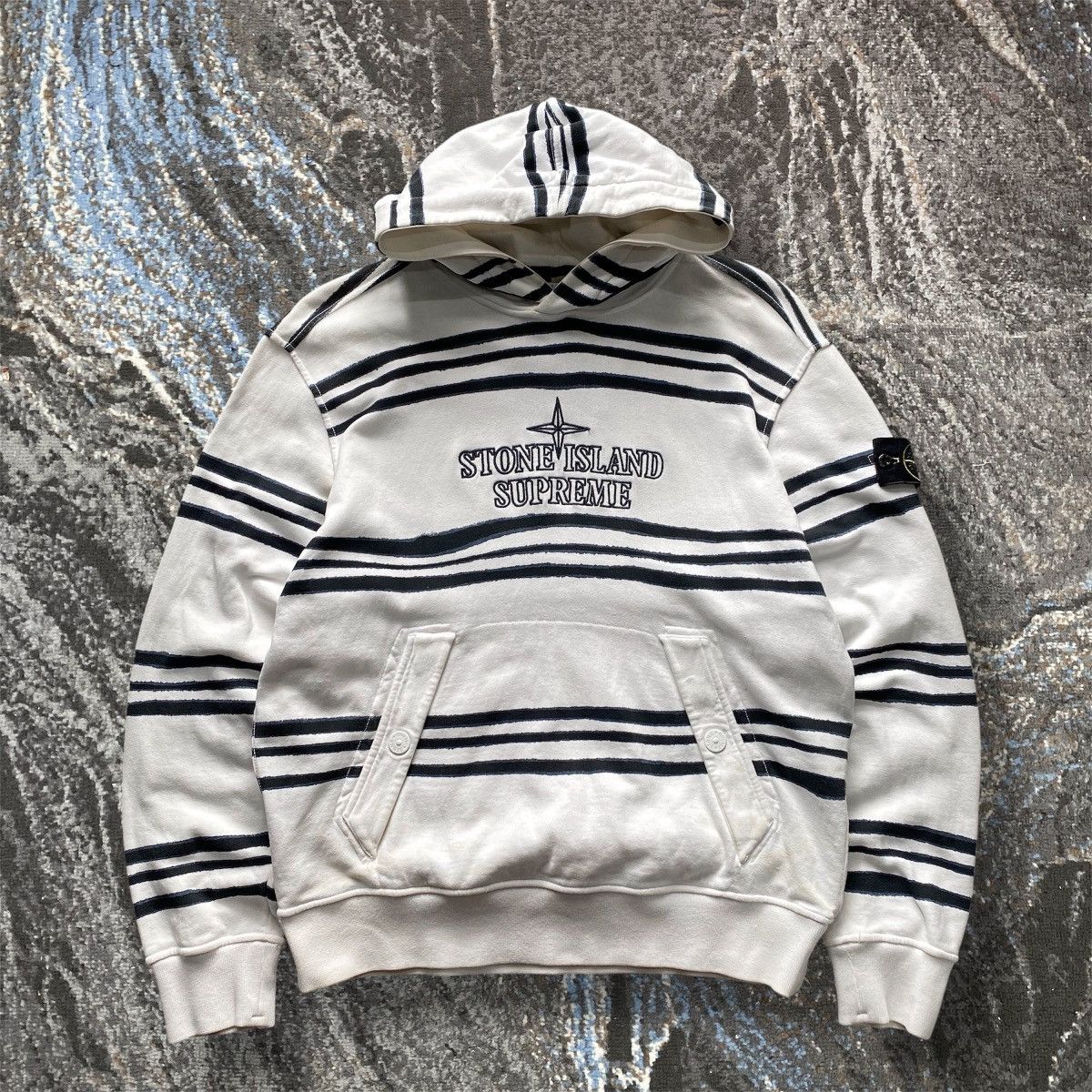 Stone Island Supreme Hoodie | Grailed