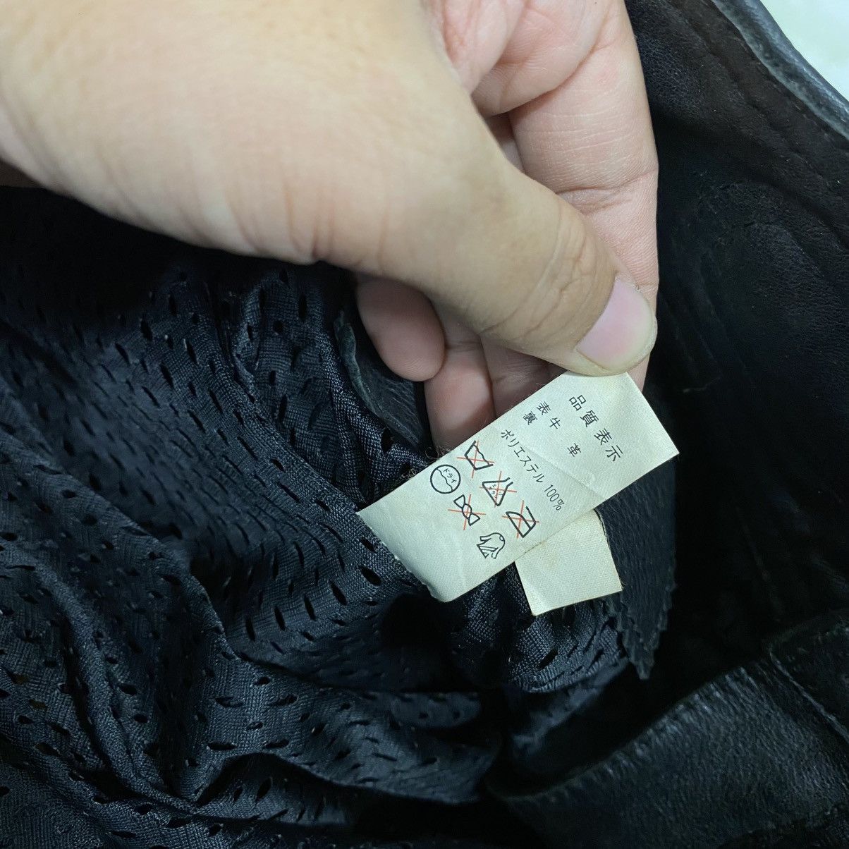 Kadoya Vintage Leather Pants Racing B's Leather Issey Miyake Size US 30 / EU 46 - 17 Thumbnail
