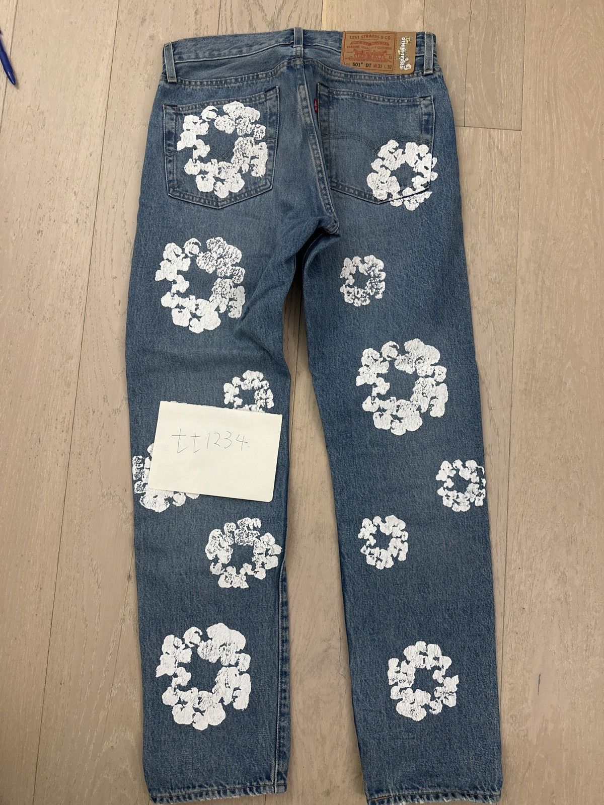 DENIM TEARS Denim Tears Levi 501 Jeans Size US 31 - 7 Thumbnail