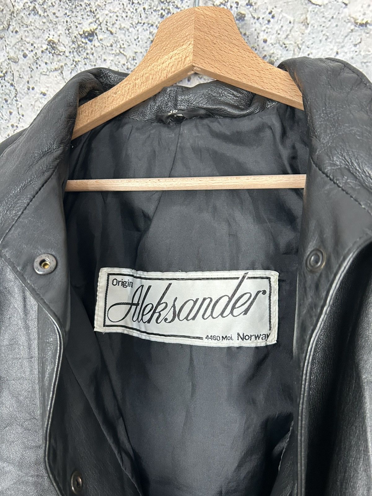 Genuine Leather Vintage Genuine Leather Black Avant Garde Jacket Grunge Size US M / EU 48-50 / 2 - 5 Thumbnail