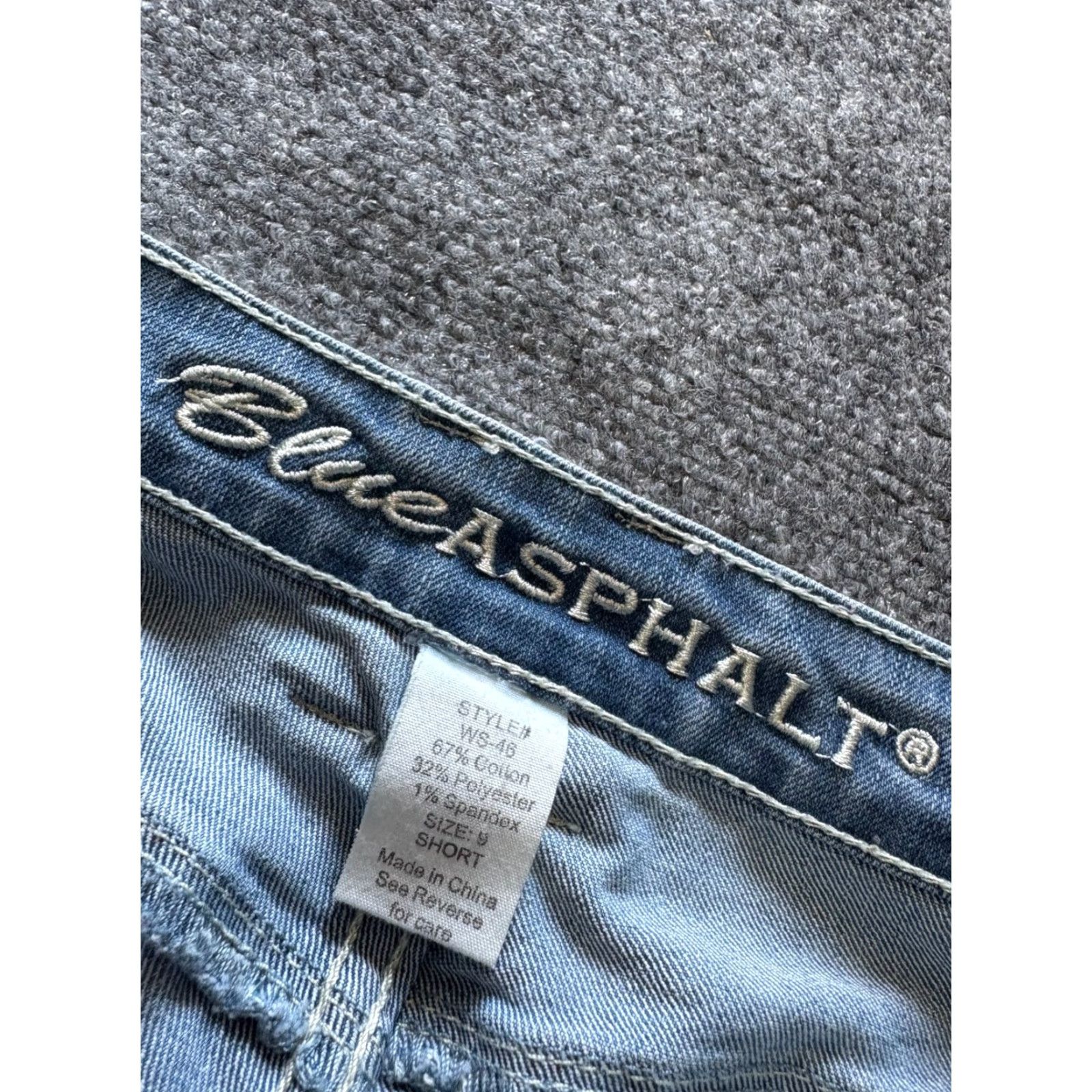Vintage Blue Asphalt Jeans Women Size 8 Short Light Wash Skinny Low Rise Stretch Denim Jeans WS-46 Blue Asphalt Junior Style WS-46 Men’s? Size 30" / US 8 / IT 44 - 4 Thumbnail