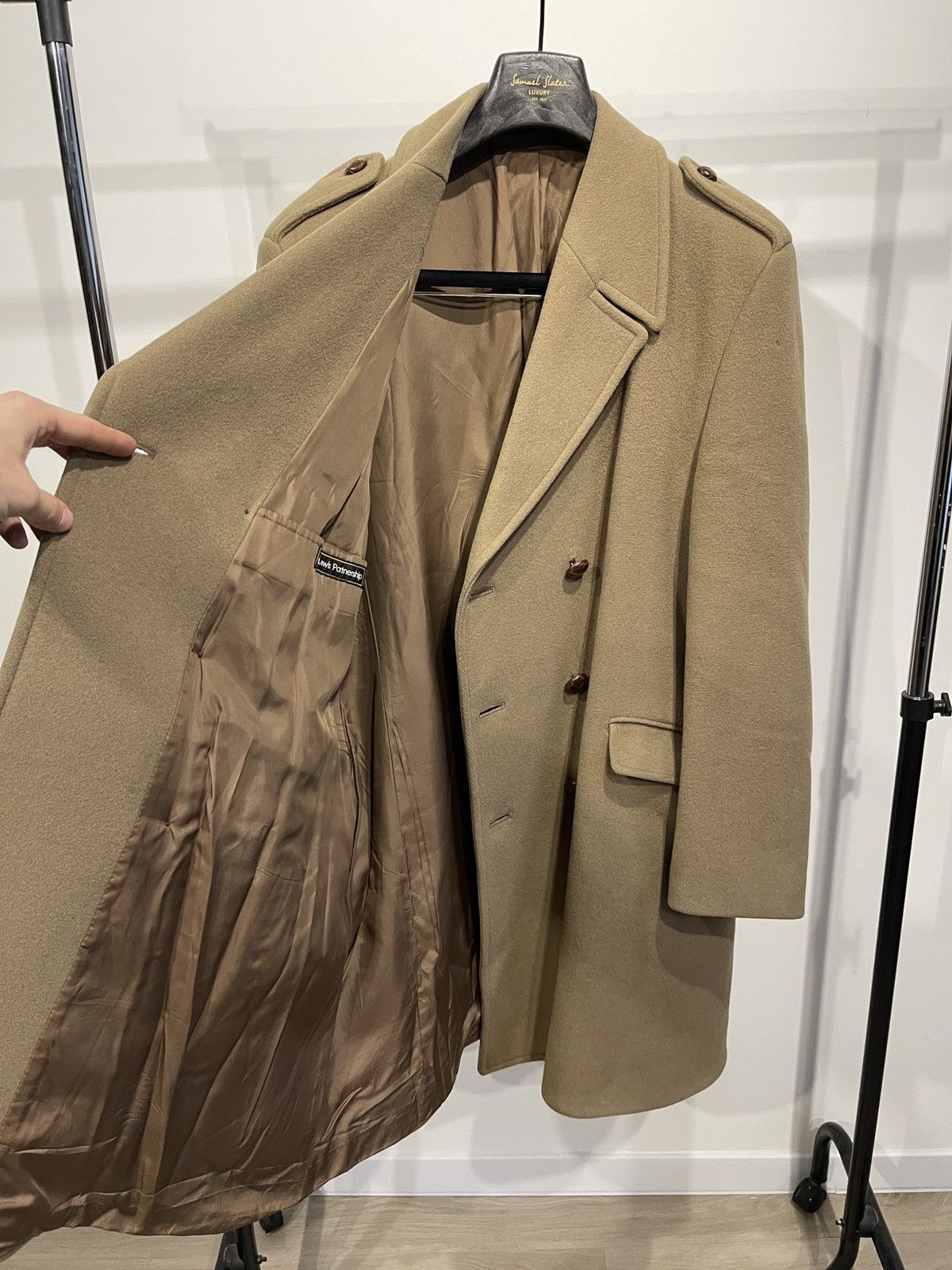 Vintage Vintage John Lewis Double Breasted Overcoat England Coat XL Size US XL / EU 56 / 4 - 8 Thumbnail