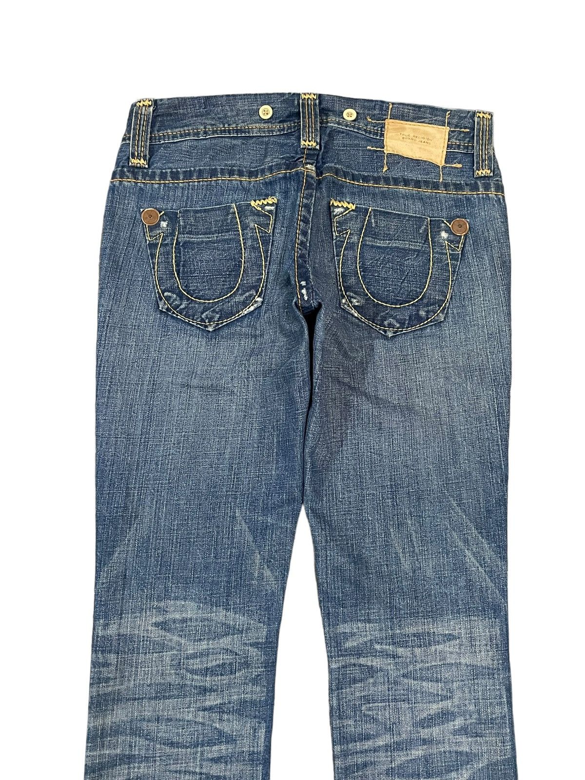 True Religion Vintage True Religion Women’s Denim Slim Straight Cut Jeans Size 31" - 9 Thumbnail