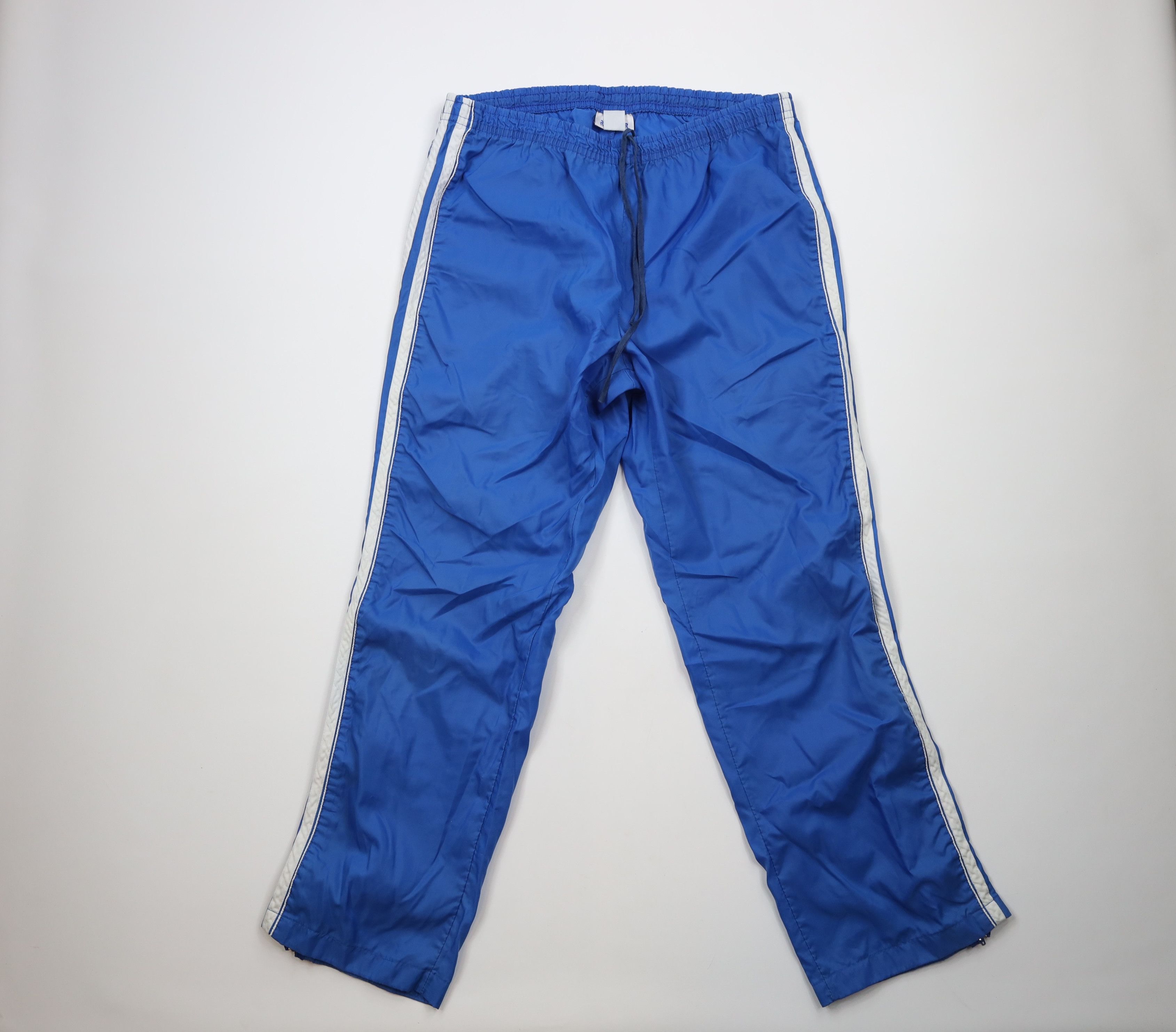 Asics × Vintage Vintage 80s Asics Tiger Windbreaker Pants Royal Blue Size US 36 / EU 52 - 1 Thumbnail