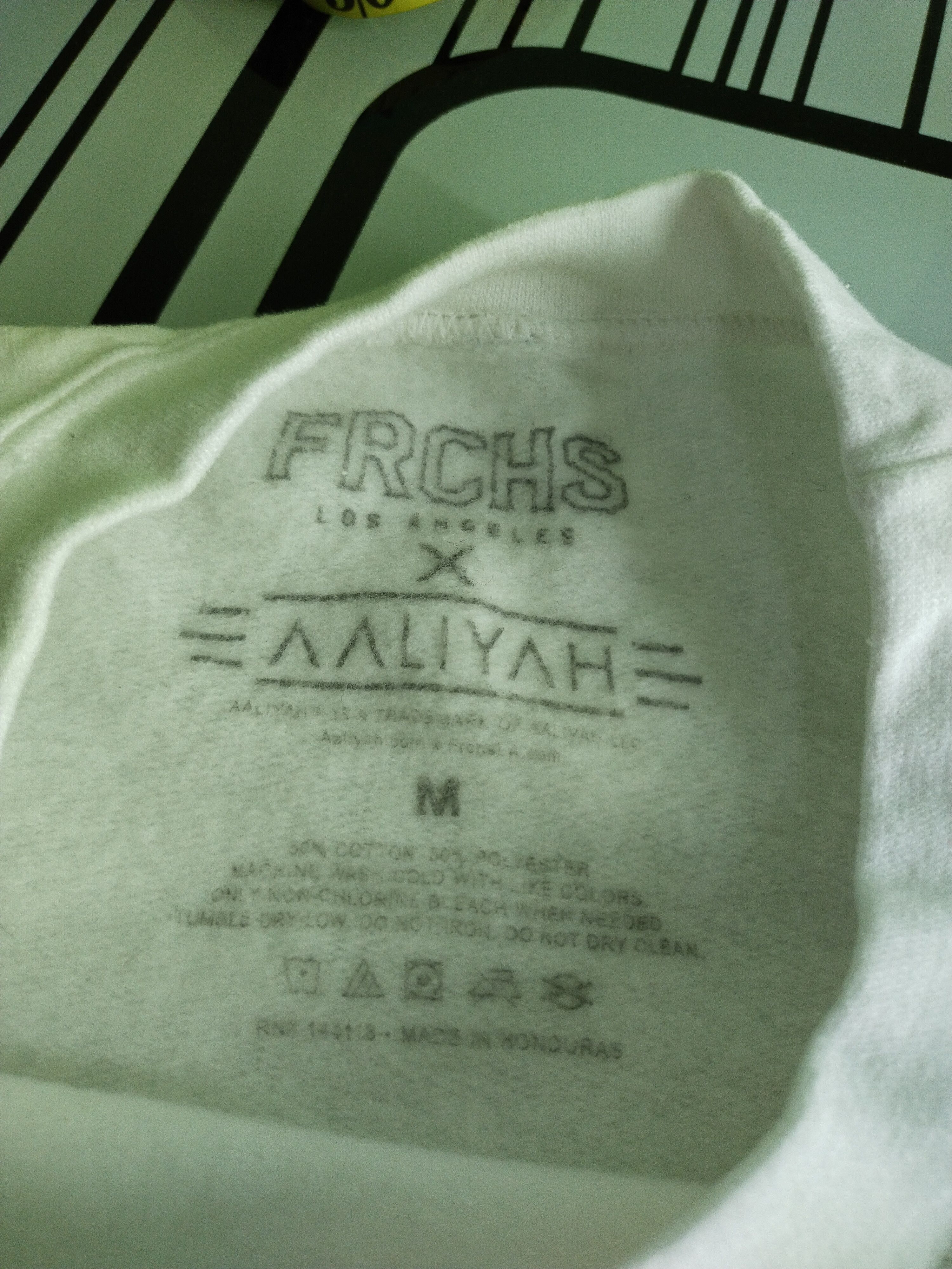 Band Tees × Rap Tees Aaliyah x FRCHS White Sweatshirt Size US M / EU 48-50 / 2 - 7 Thumbnail