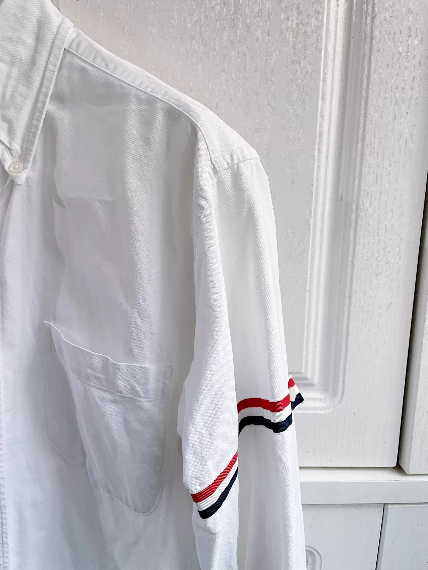 Thom Browne Thom Browne Classic Stripe Oxford Men's Shirt 95N Size US M / EU 48-50 / 2 - 4 Thumbnail