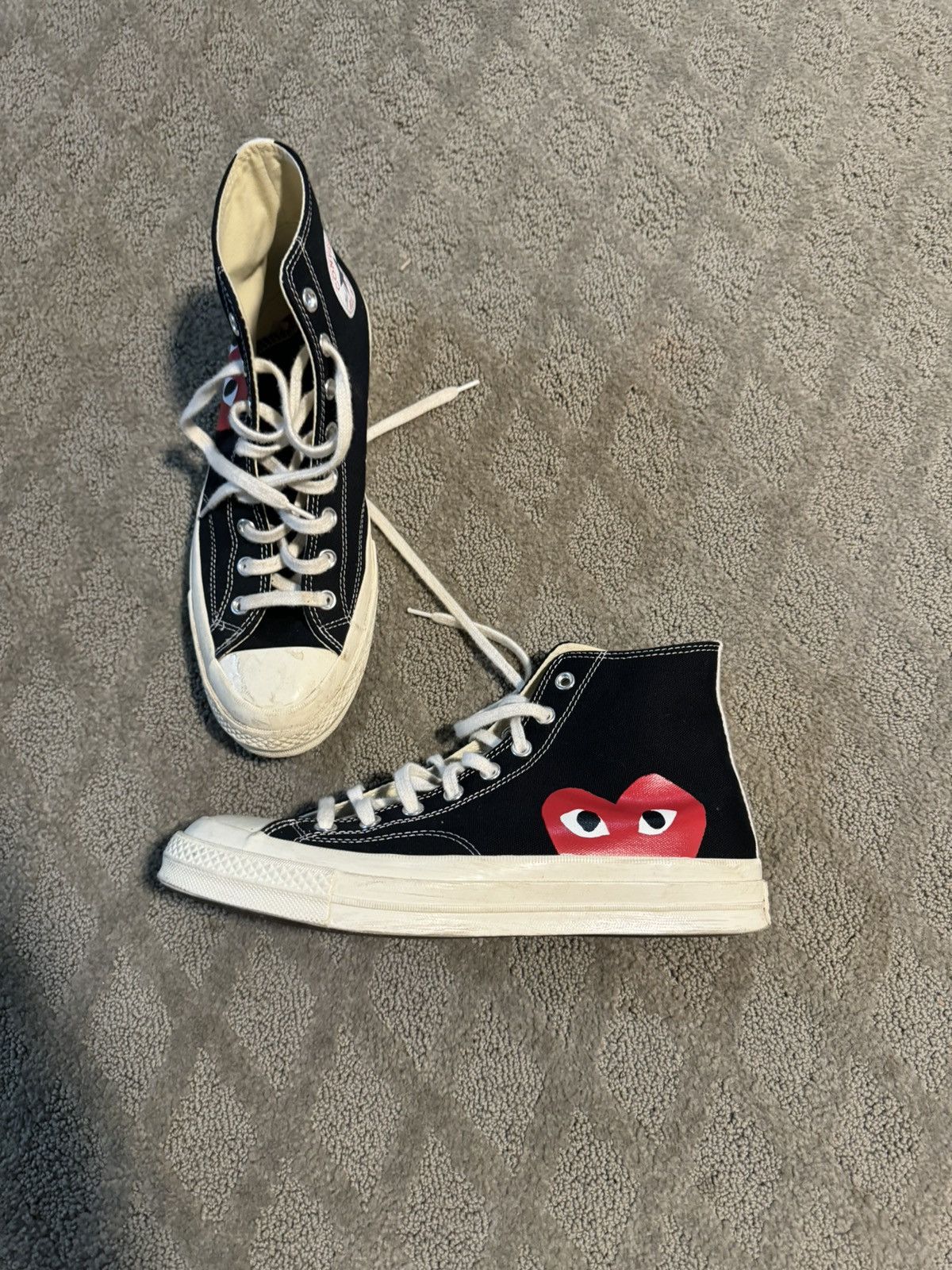 Comme des Garcons × Converse Come des Garçson Play x Converse Chuck Size US 10 / EU 43 - 4 Thumbnail