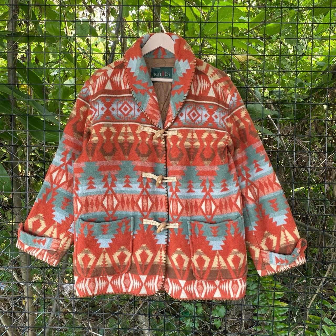 Aztech Mountain × Vintage Vintage East Boy Aztec Navajo Duffle Coat Size US M / EU 48-50 / 2 - 1 Thumbnail