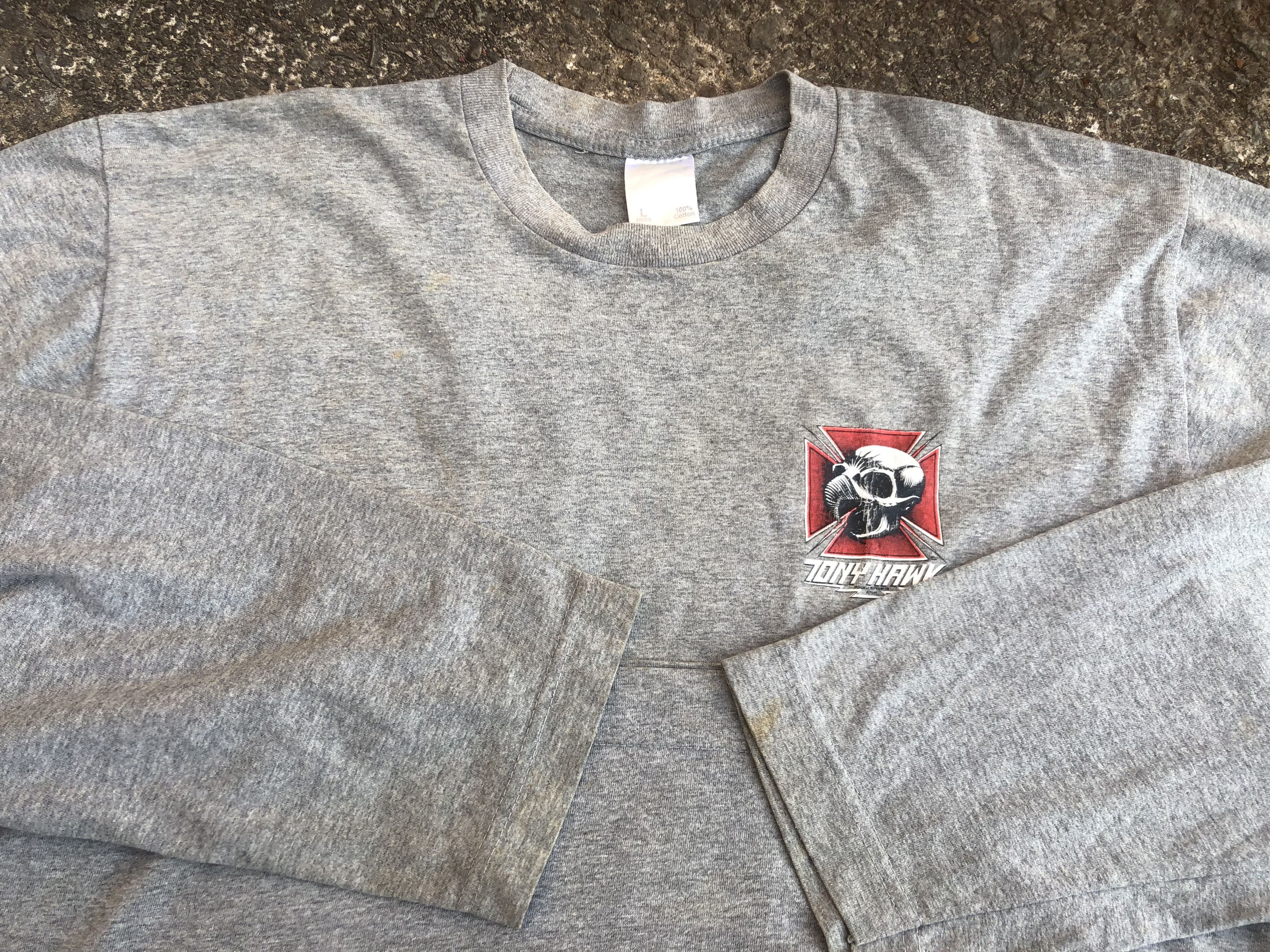Vintage 🔥Vtg 90s TONY HAWK POWELL PERALTA Skateboards T-Shirt Size US L / EU 52-54 / 3 - 7 Thumbnail