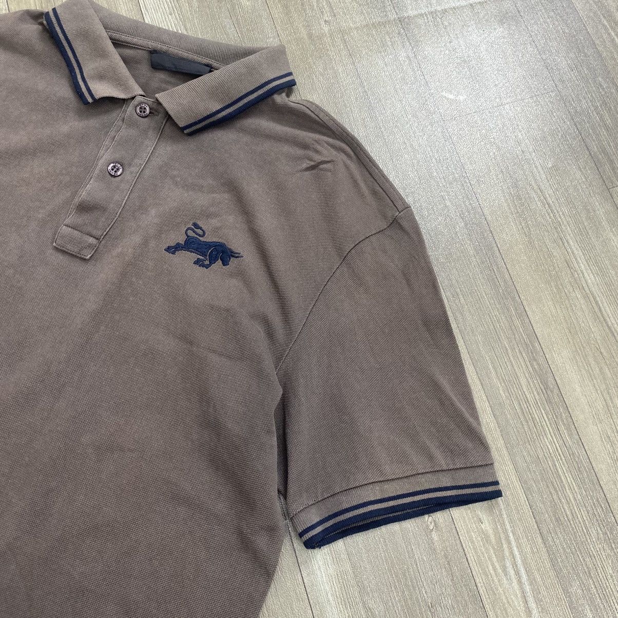 Prada × Vintage 🇮🇹 Prada Polo T-Shirt Bull Logo Size US L / EU 52-54 / 3 - 4 Thumbnail