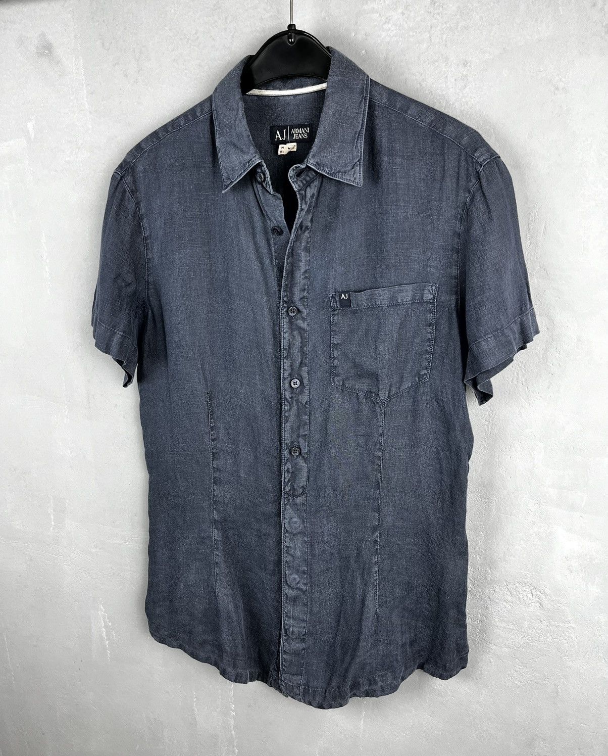 Armani × Giorgio Armani × Vintage Armani Lino shirt vintage Size US M / EU 48-50 / 2 - 1 Thumbnail