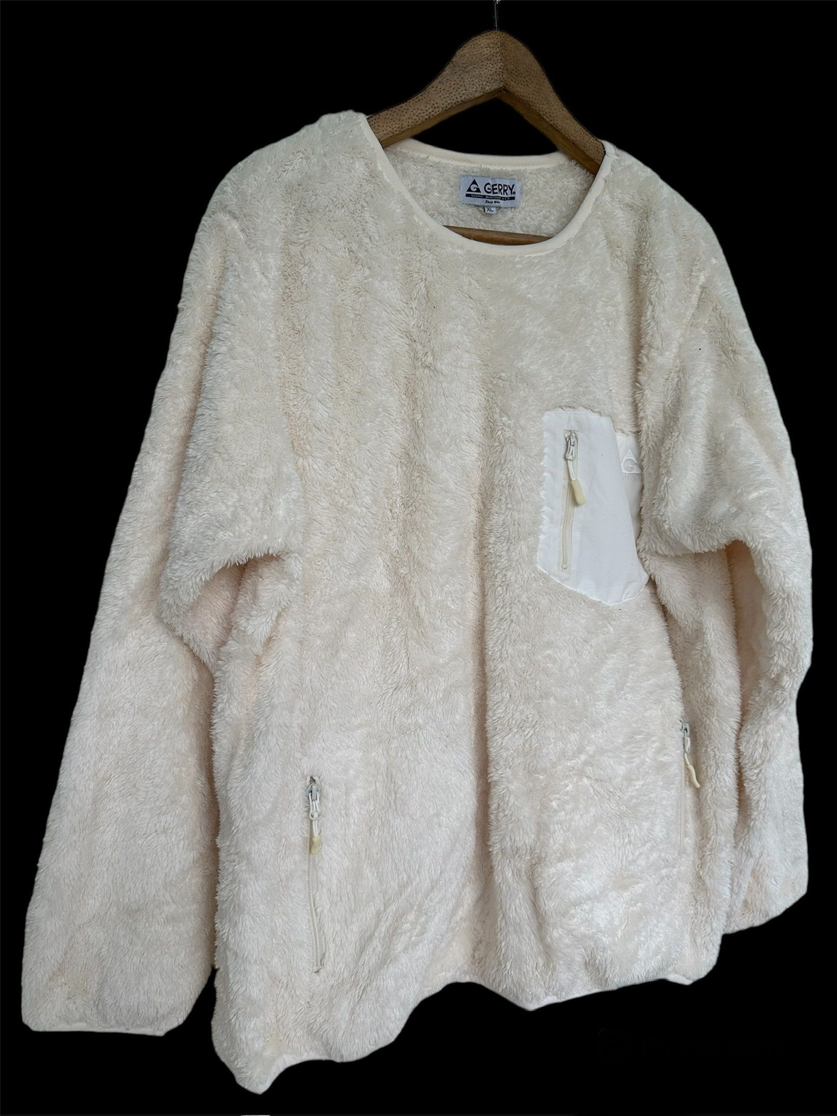 Japanese Brand Vintage Gerry Fleece Sweater Size US XL / EU 56 / 4 - 3 Thumbnail