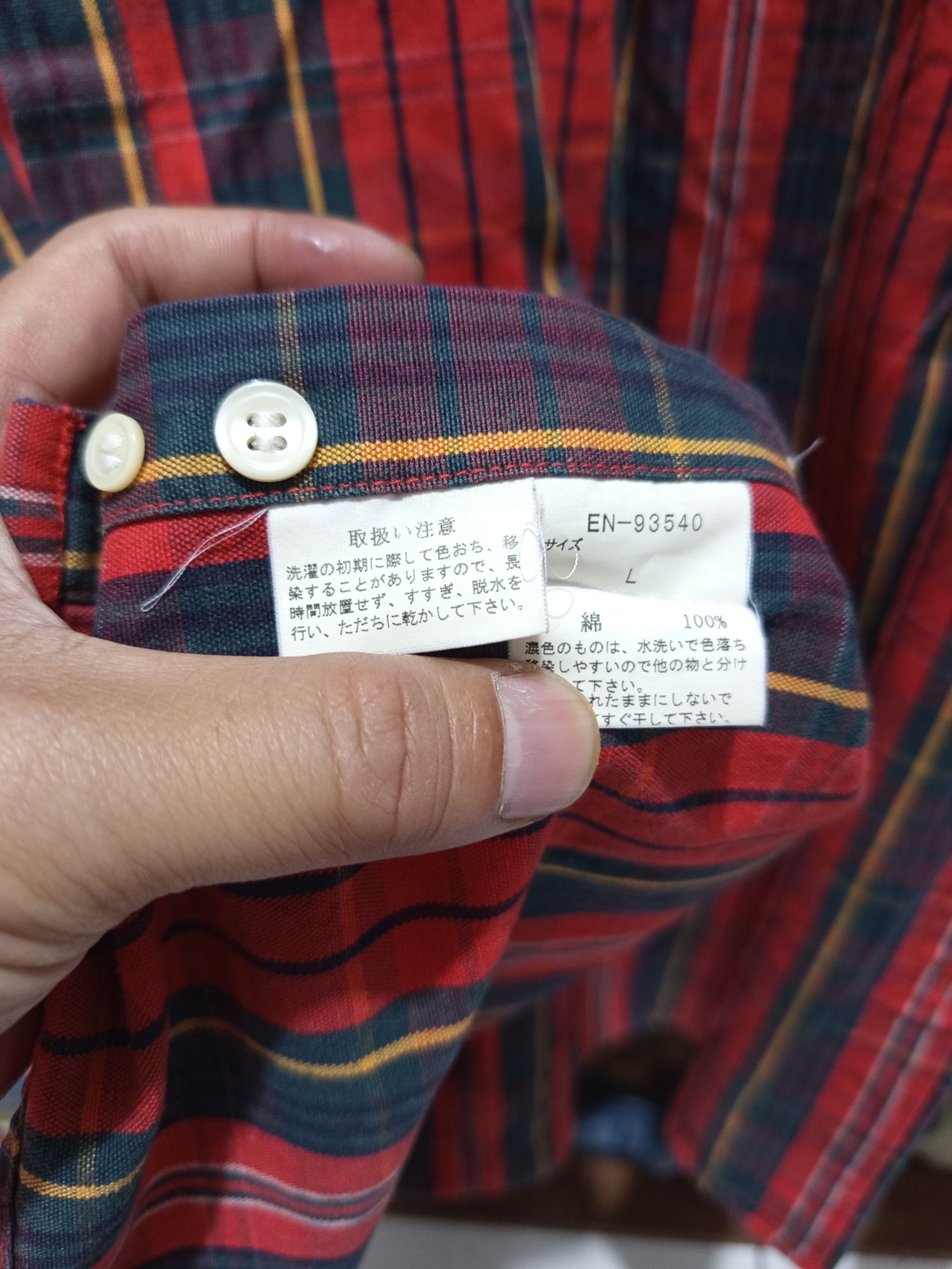 Van VAN Japan Plaid Flannel Shirt Cotton Size L Size US L / EU 52-54 / 3 - 15 Thumbnail