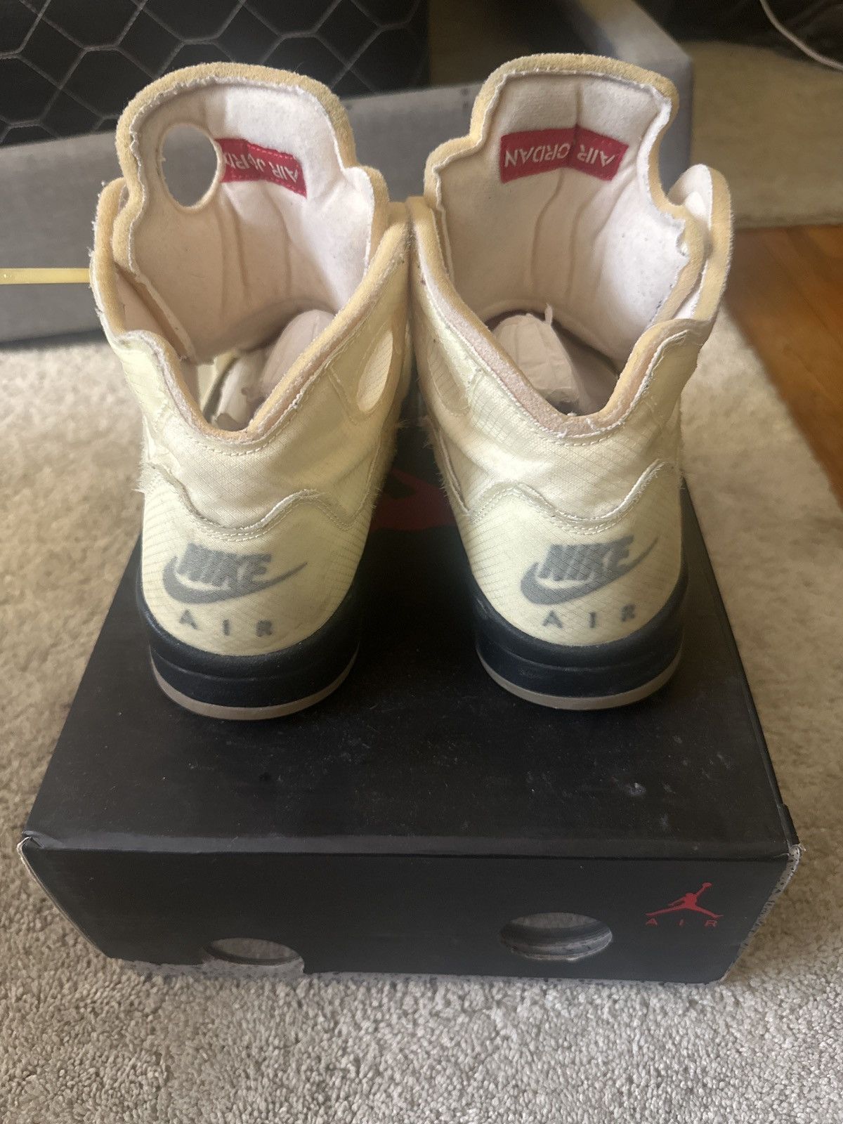 Jordan Brand × Off-White Jordan 5 Off White Sails Size US 11 / EU 44 - 2 Thumbnail