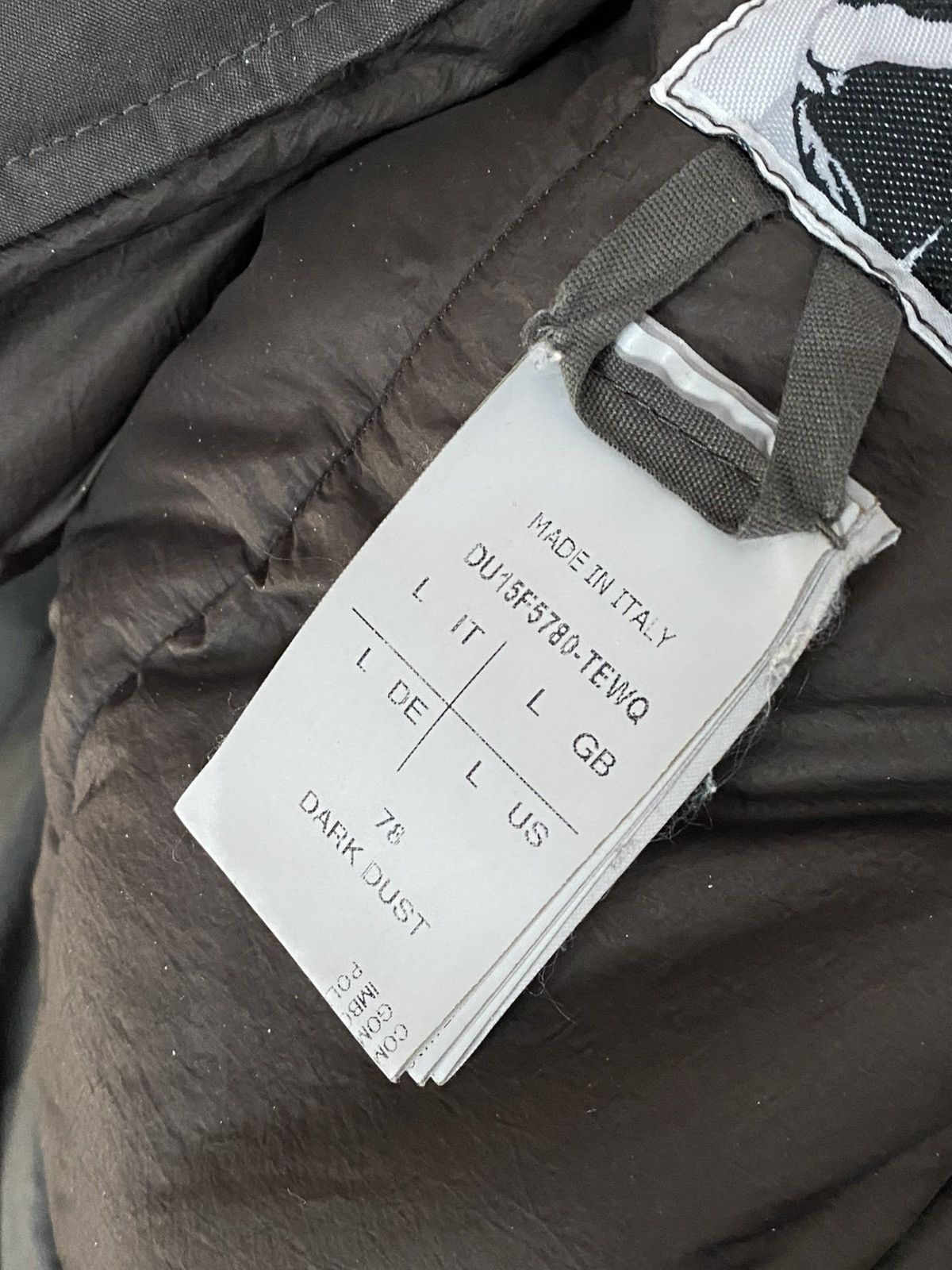 Rick Owens Drkshdw $1,370 GLEAM VEST WRAP COCOON DARK DUST XL Size US L / EU 52-54 / 3 - 5 Thumbnail