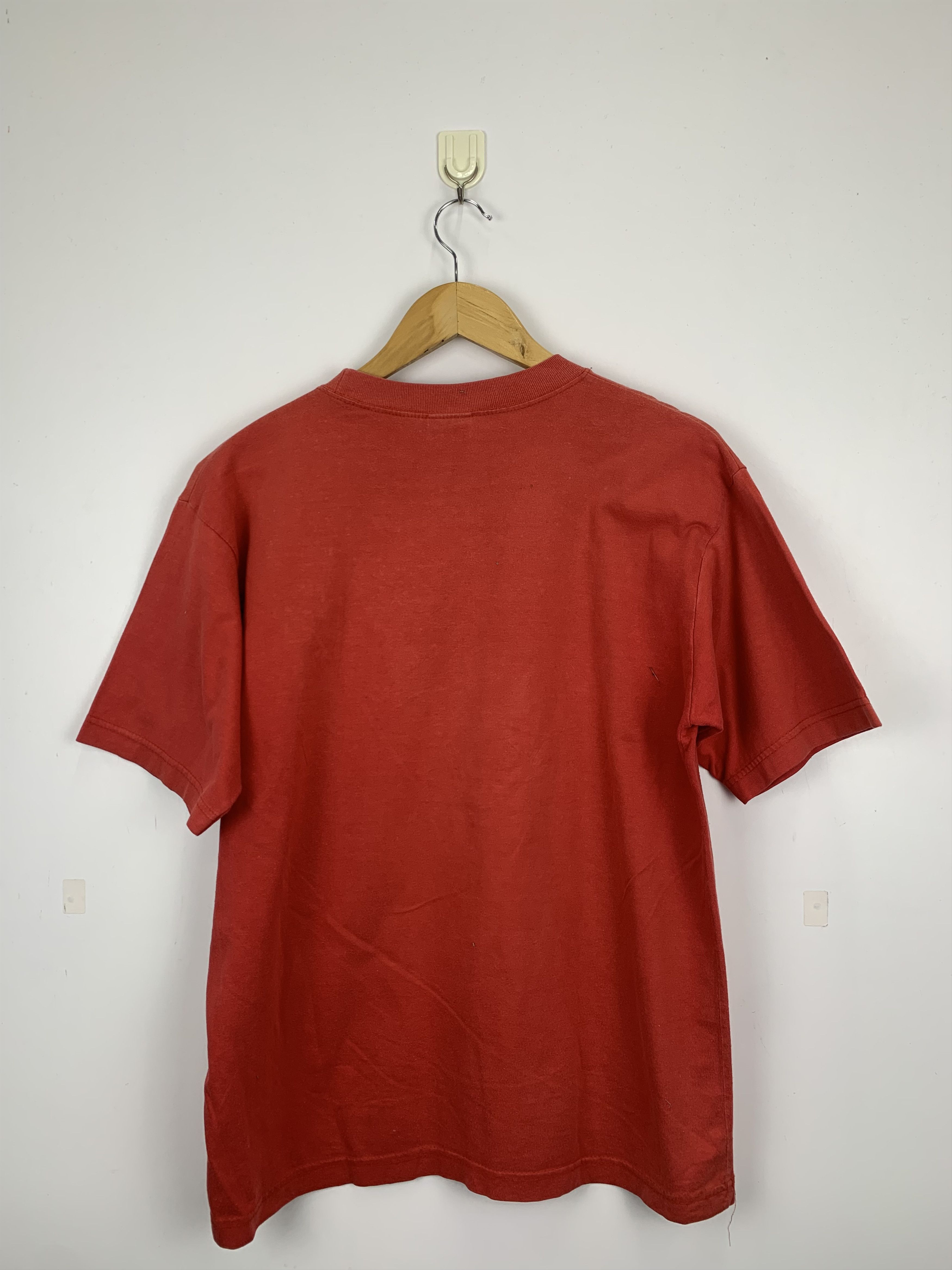 Nike × Vintage Vintage 90s Nike Small Swoosh Embroidery Tees TA0017 Size US M / EU 48-50 / 2 - 3 Thumbnail