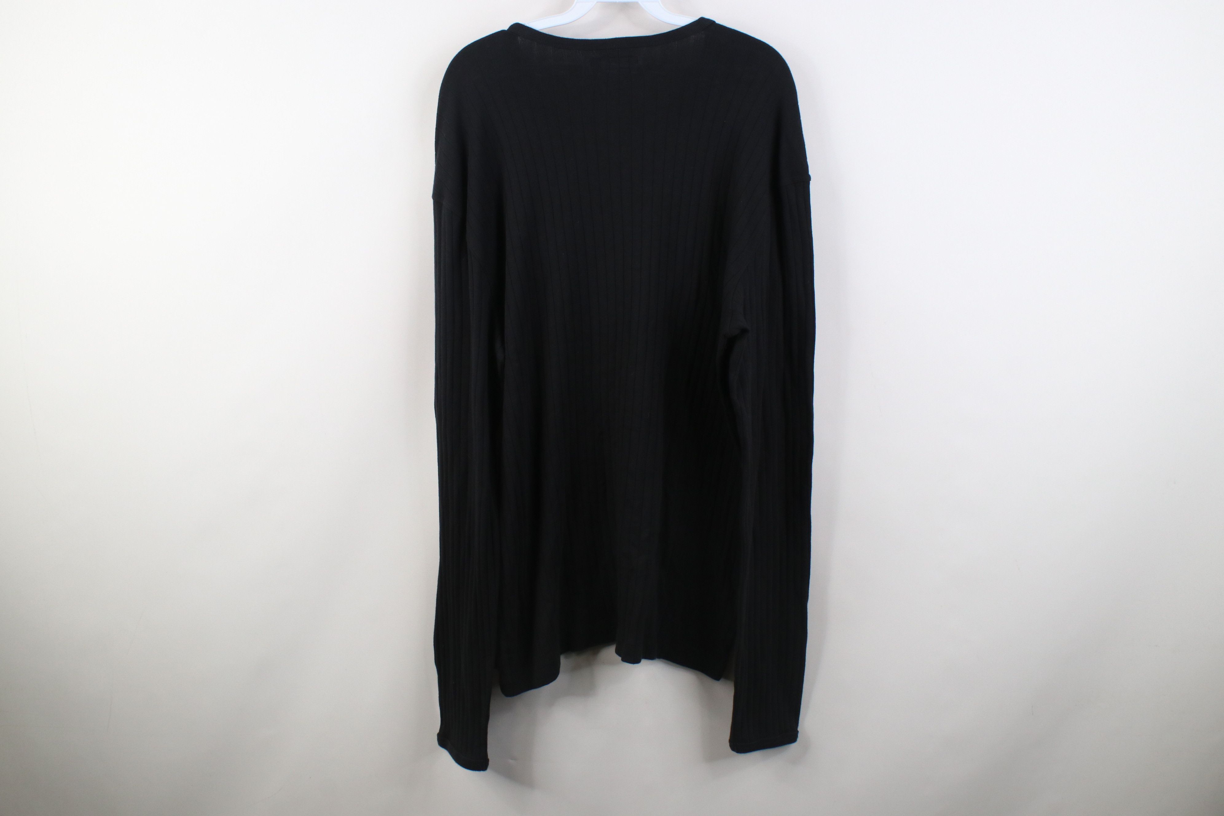 Guess Vintage 90s Y2K Guess Ribbed Knit Long Sleeve T-Shirt Size US XL / EU 56 / 4 - 11 Thumbnail