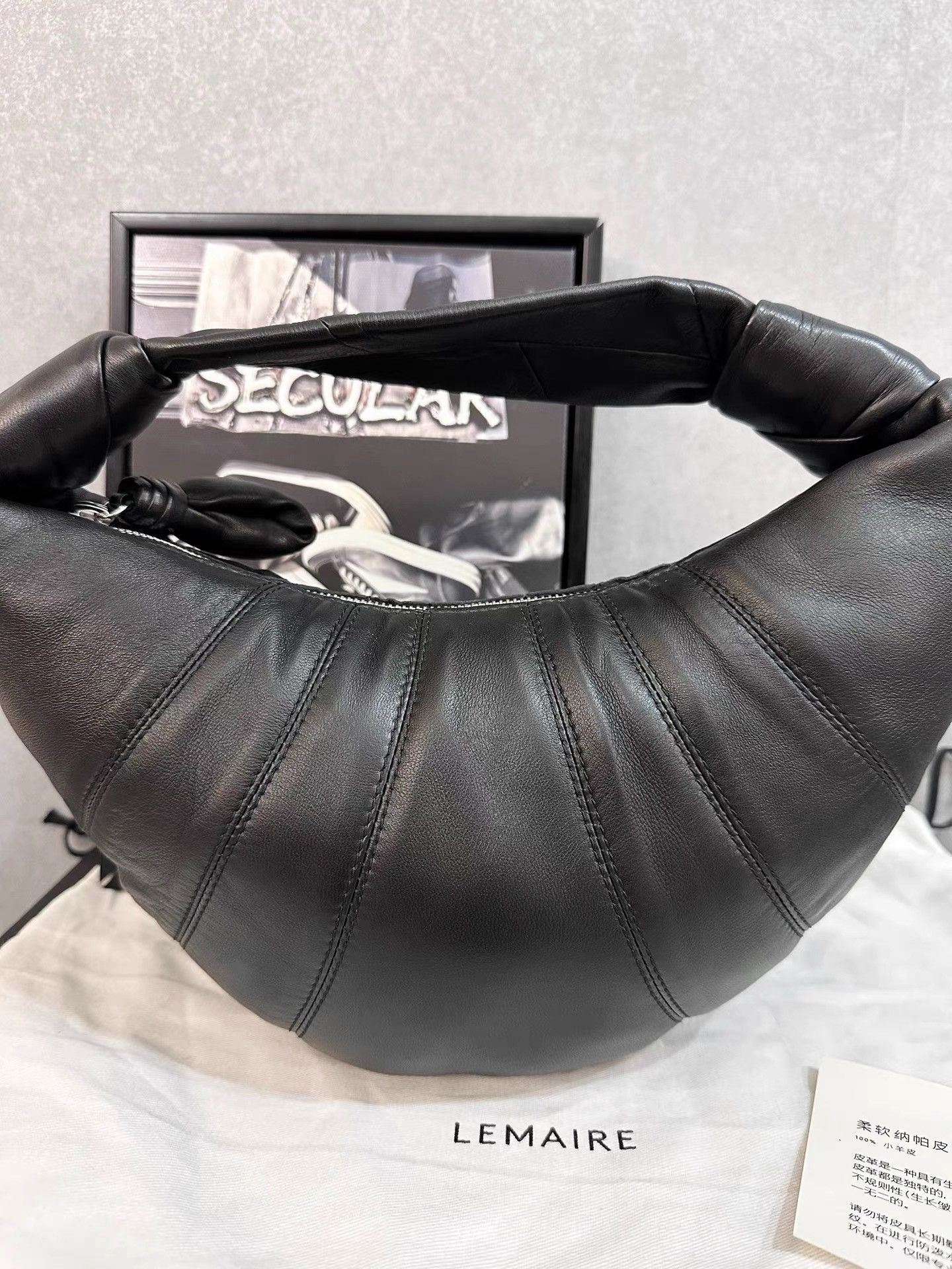 Lemaire Lemaire Mini Fortune Croissant Bag K34 Size ONE SIZE - 4 Thumbnail