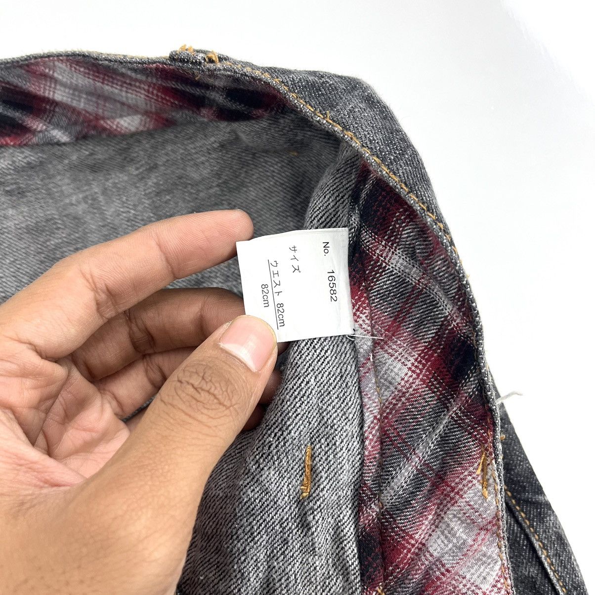 If Six Was Nine × Le Grande Bleu (L.G.B.) × Tornado Mart Destroyed Y2k Barcedos Double Waist Lightning Desain Jeans Size US 31 - 10 Thumbnail