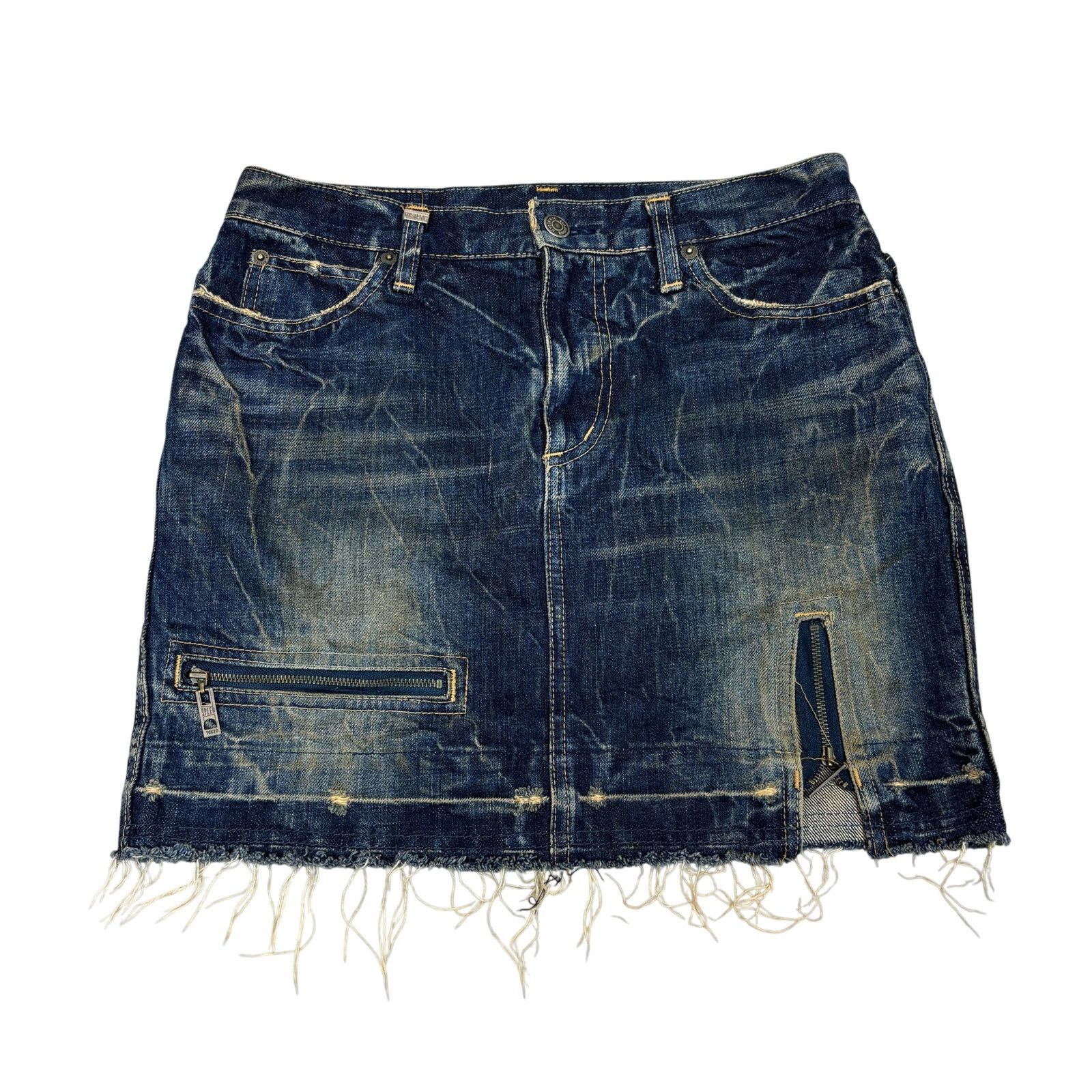 Hysteric Glamour Hysteric Glamour Kinky Jeans Zipper Japanese Denim Skirt 30 Size 30" / US 8 / IT 44 - 1 Thumbnail
