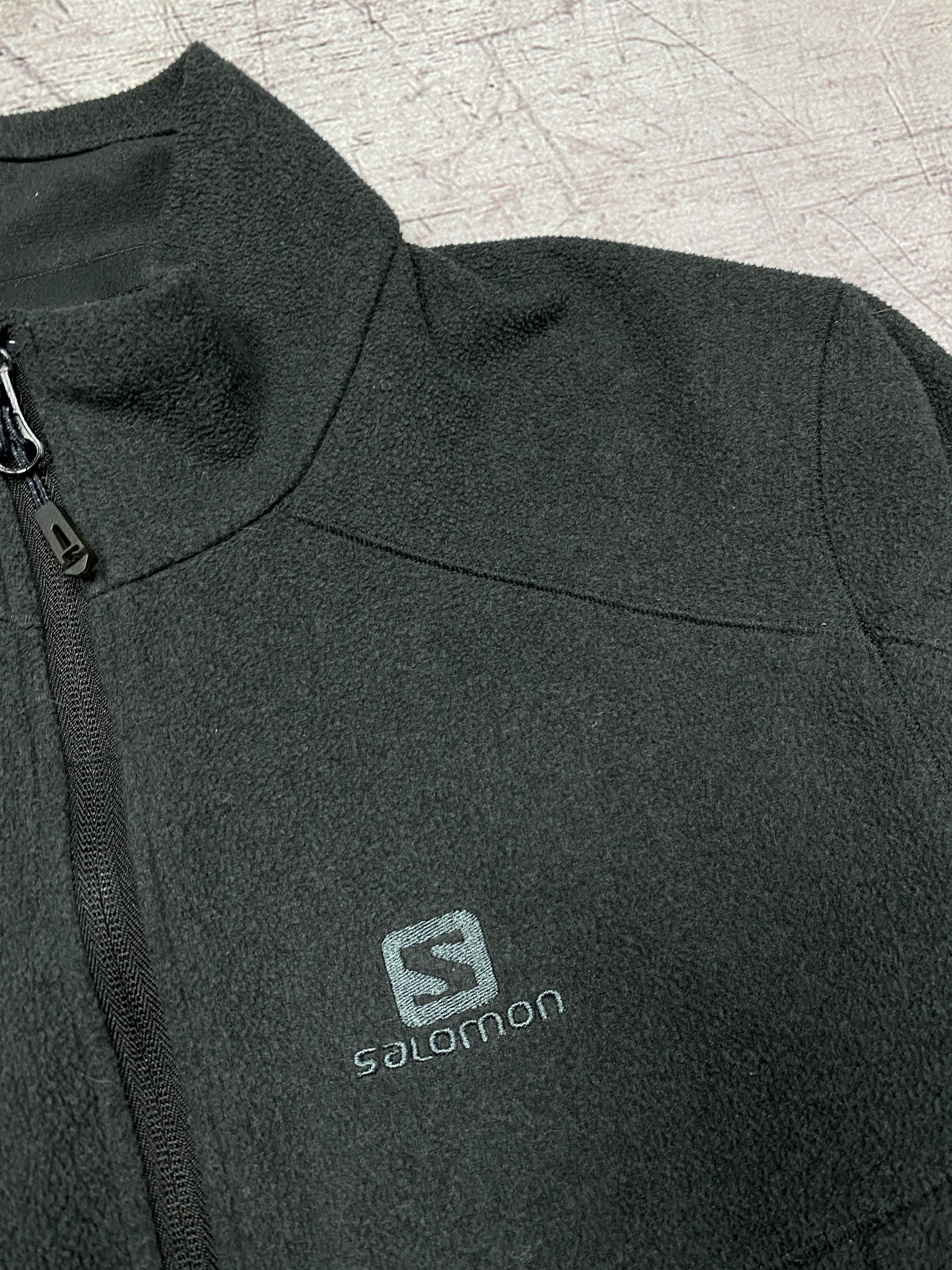 Salomon × Vintage Salomon Vintage Mens Outdoor Full Zip Fleece Jacket Size US S / EU 44-46 / 1 - 3 Thumbnail