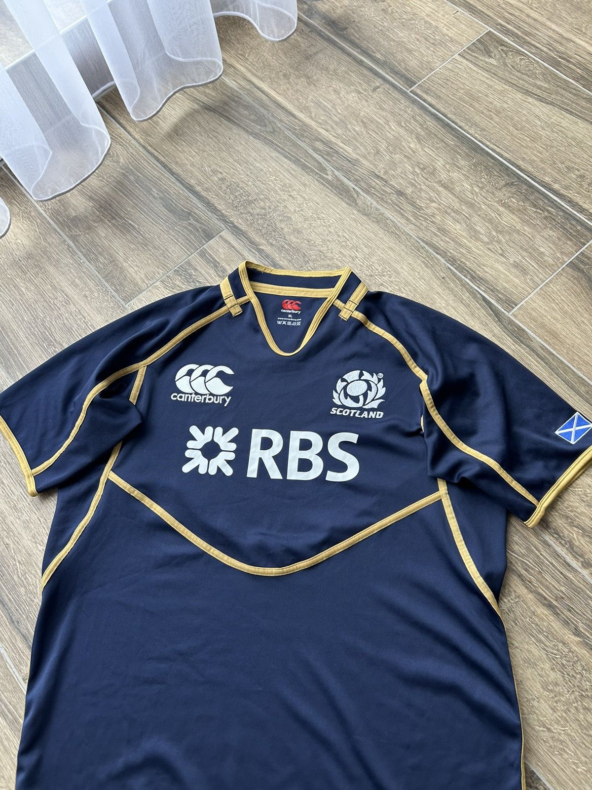 Canterbury of New Zealand × Vintage Canterbury Scotland Rbs rugby’s jersey mens big logo Size US XL / EU 56 / 4 - 2 Thumbnail