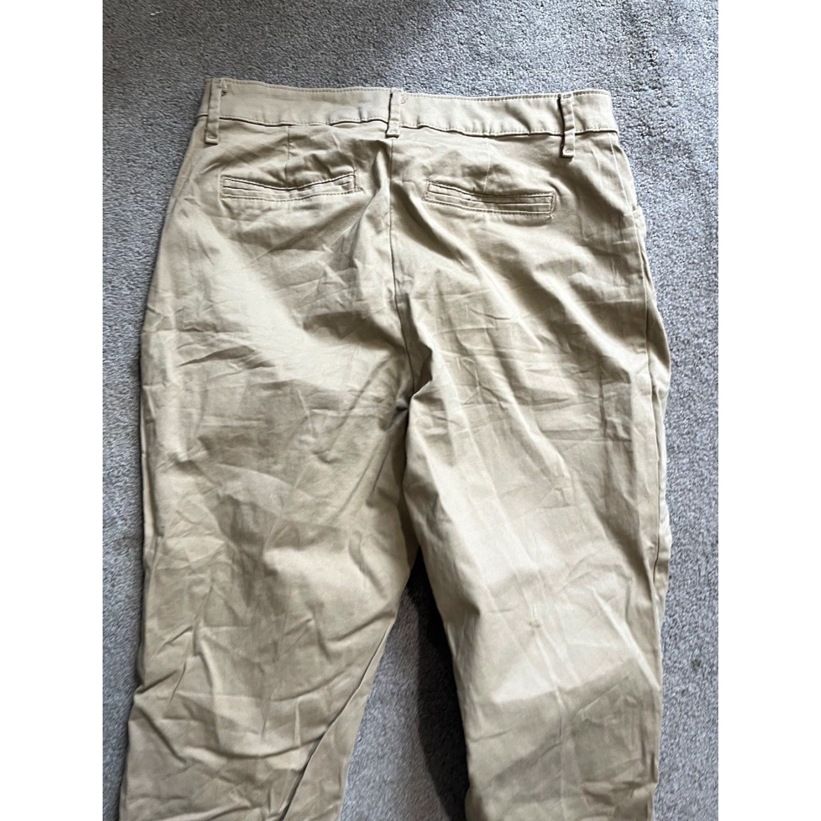 Lee Lee Women’s Pants Regular Fit Straight Leg Mid Rise Khaki 8S Beige Formal Pants Women Straight Leg 8S Lee Size 30" / US 8 / IT 44 - 4 Thumbnail